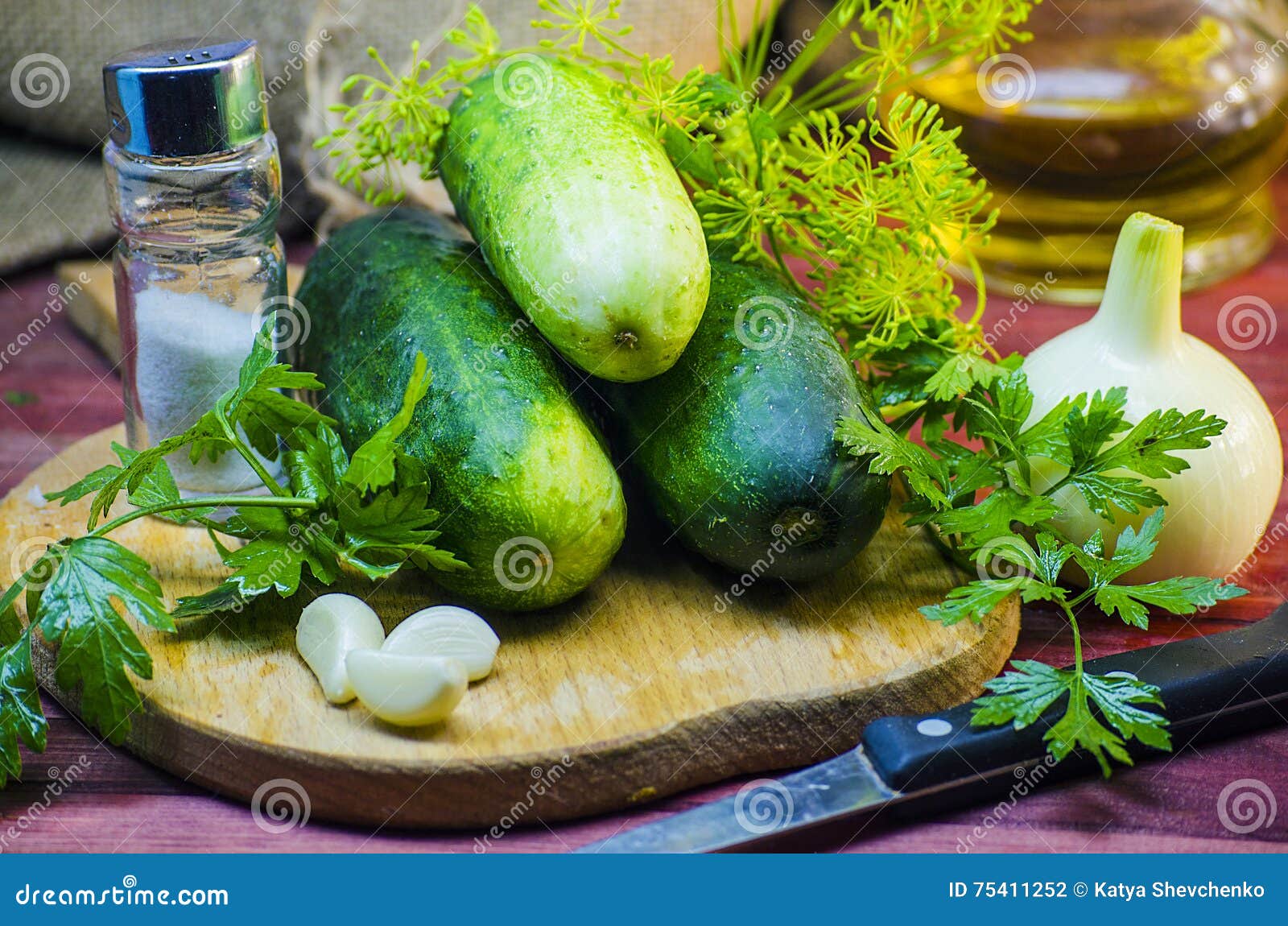 Cucumbers for Preserving and Salting Stock Photo - Image of pickling