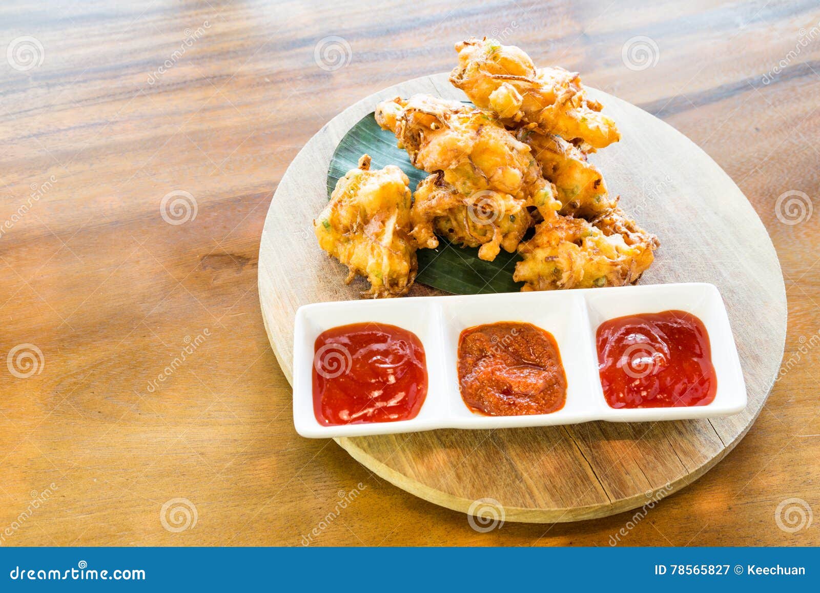 cucur bawang or onion fritters, popular malaysia food