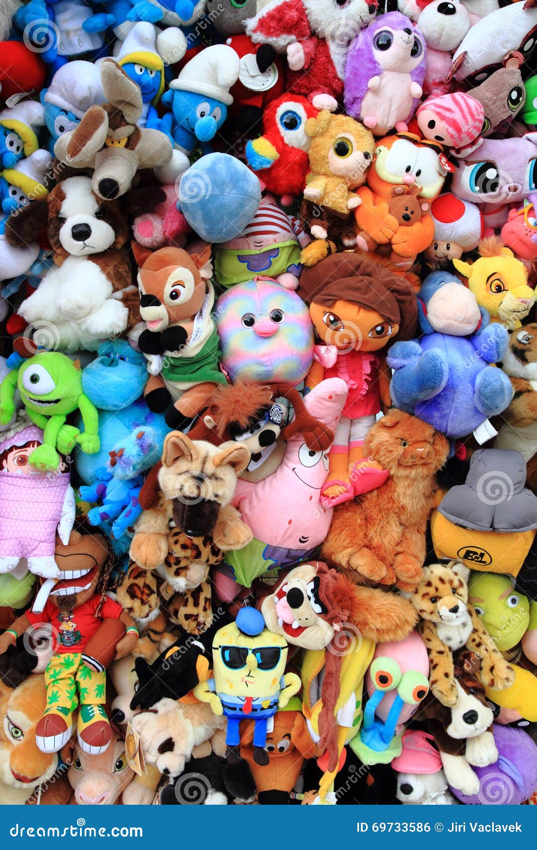 Cuddly toys collection stock photo. Image of softness - 69733586
