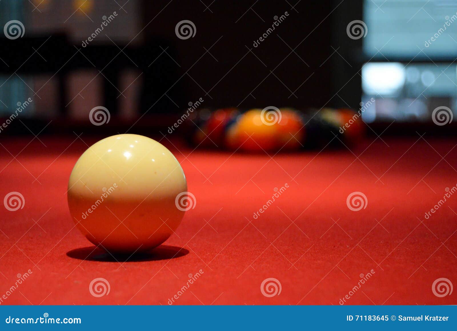 Cue Ball stock image. Image of setup, hall, shallow, ball 71183645