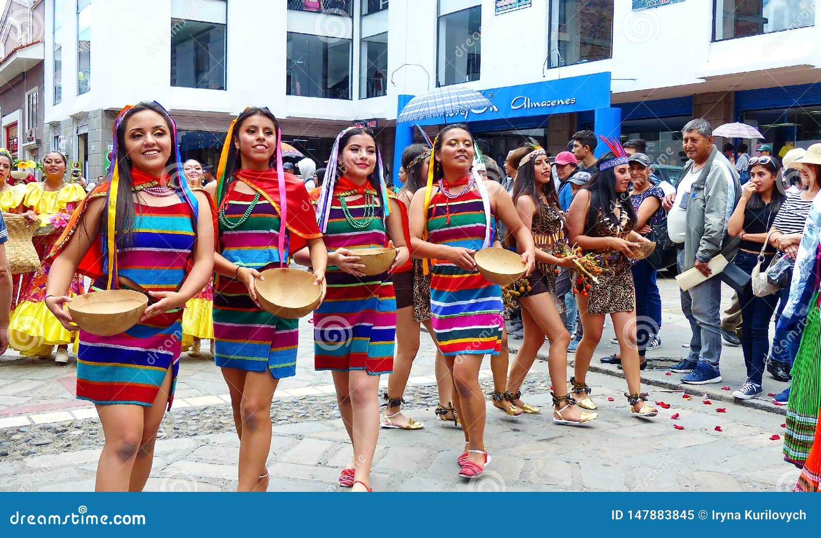 Folk Ecuadorian Dancers At The Parade Ecuador Editorial Image folk-ecuadorian-dancers-at-the-parade-ecuador-editorial-image