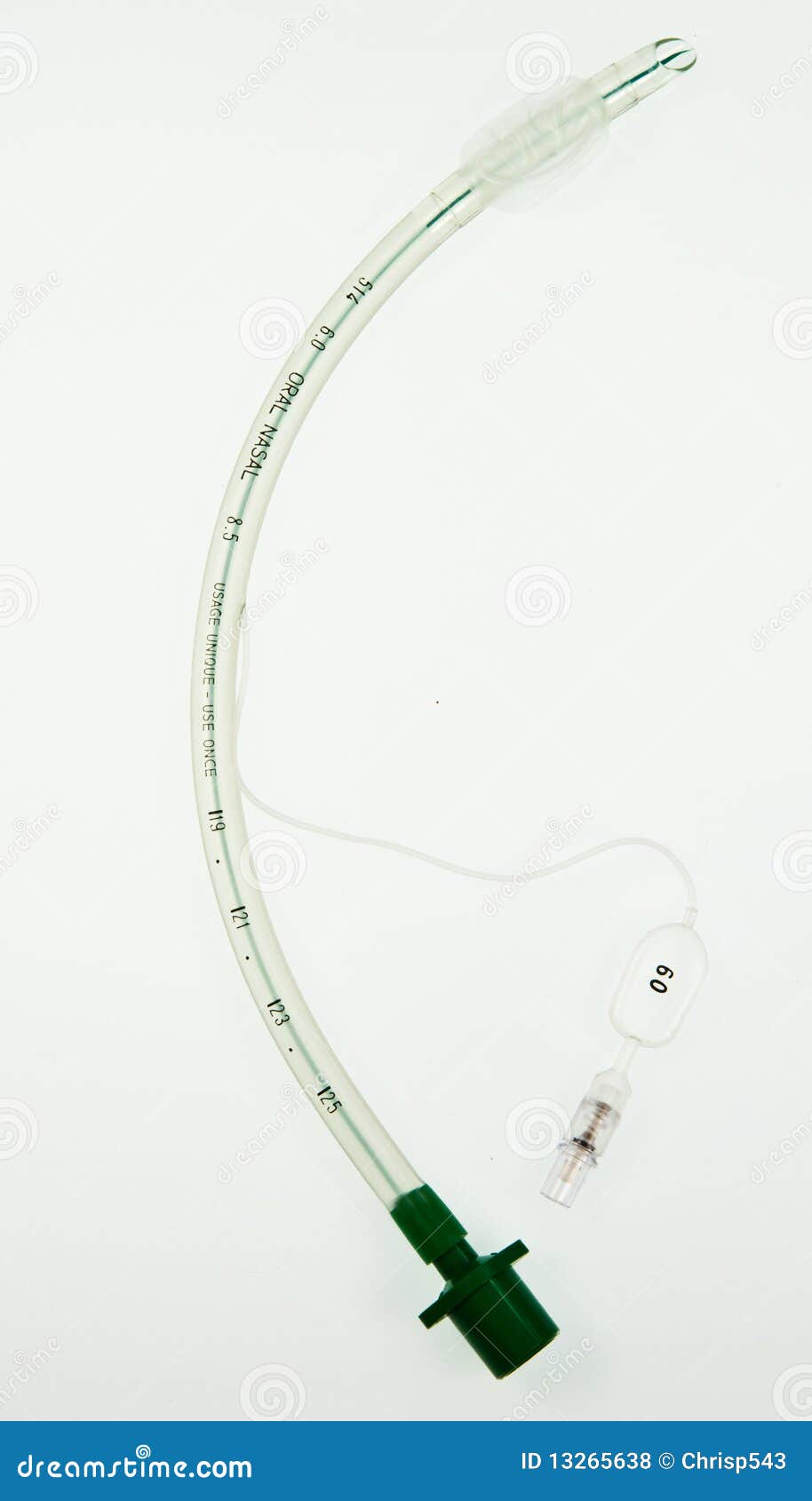 Endotracheal Tube, HME Filter, Carbon Dioxide Sensor, Patient Connected