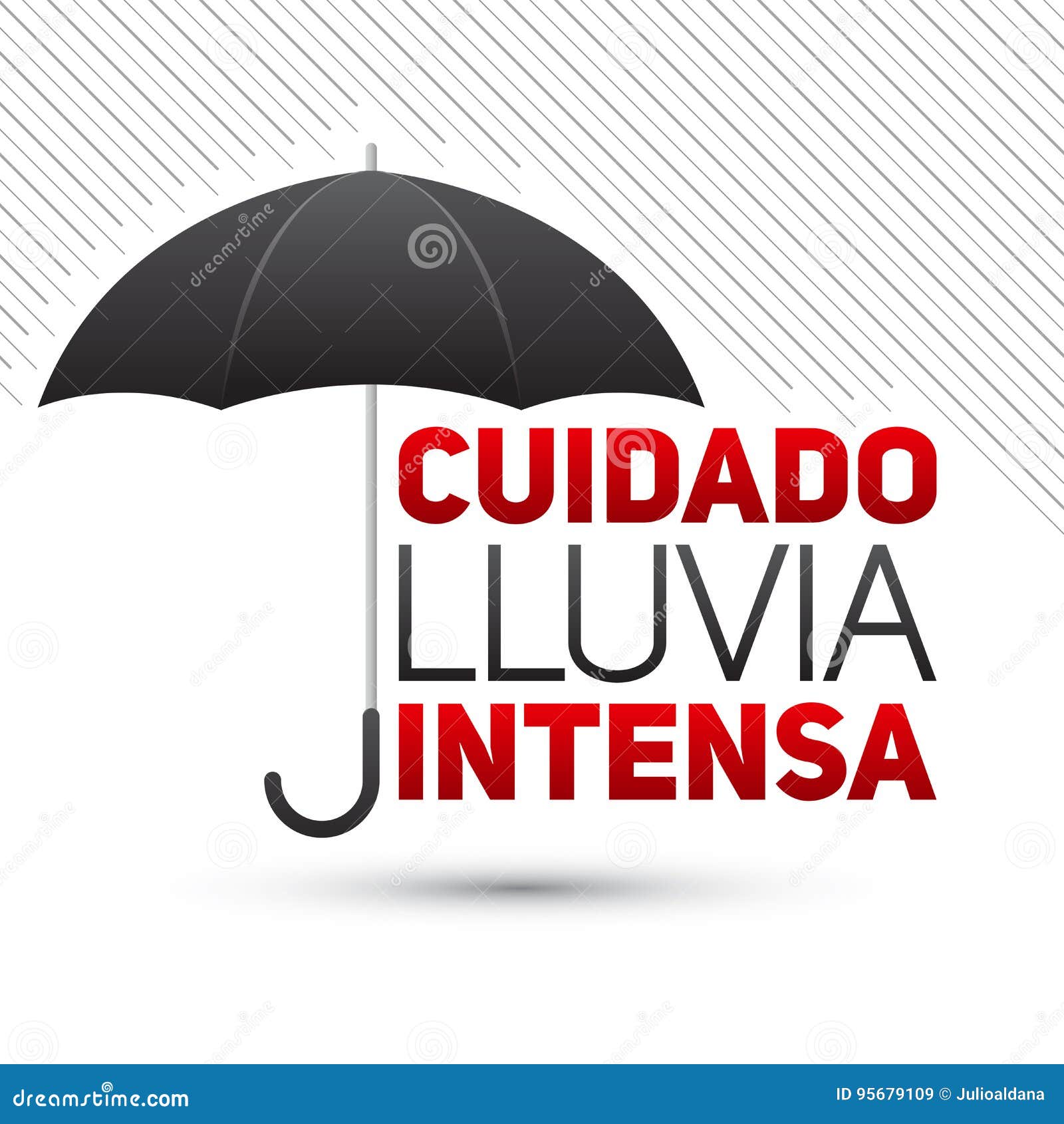 cuidado lluvia intensa, be careful heavy rain spanish text