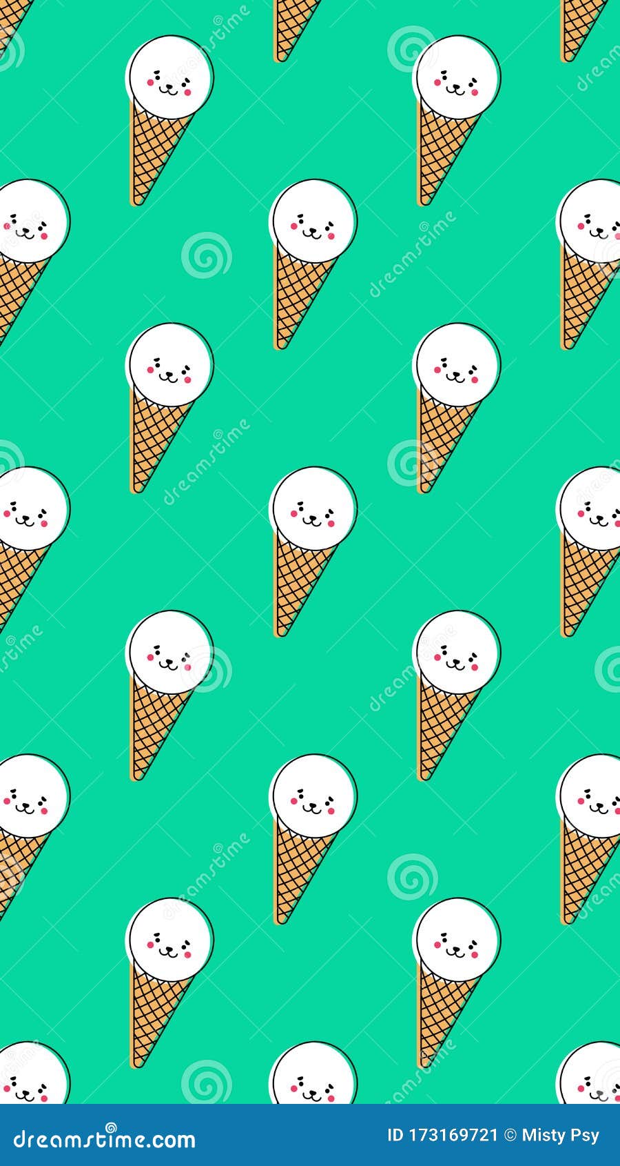 Cuidados Helados Y Focas De Crías Sobre Un Fondo Turquesa Brillante Fondo  De Pantalla Estilo Caricatura Para Un Smartphone Ilustración del Vector -  Ilustración de sencillo, scrapbook: 173169721