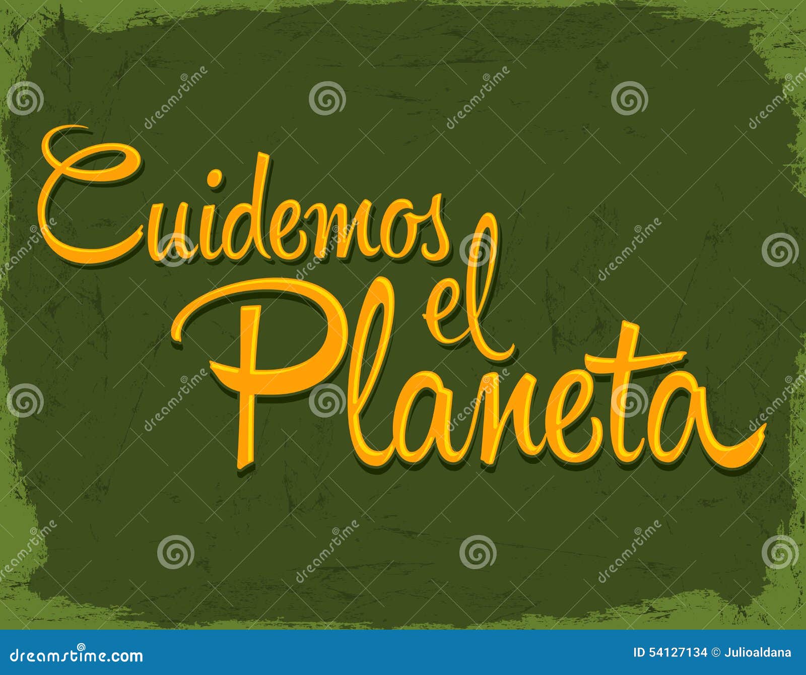 cuidemos el planeta - care for the planet spanish text