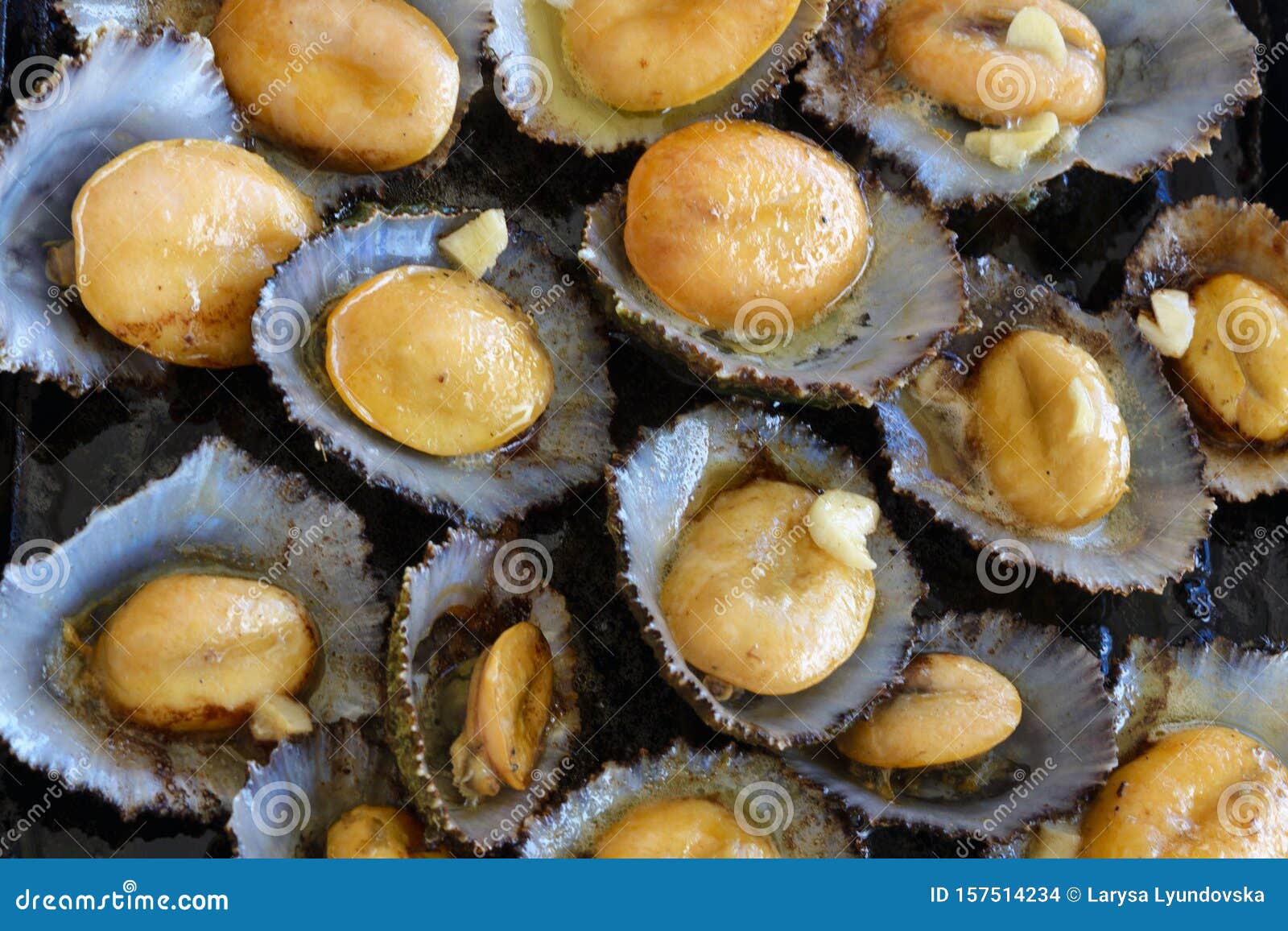 cuisine of the azores. shellfish lapas, lipets are popular as snacks in the azores.