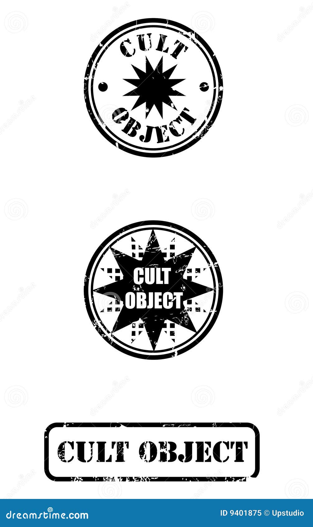 cult object stamps