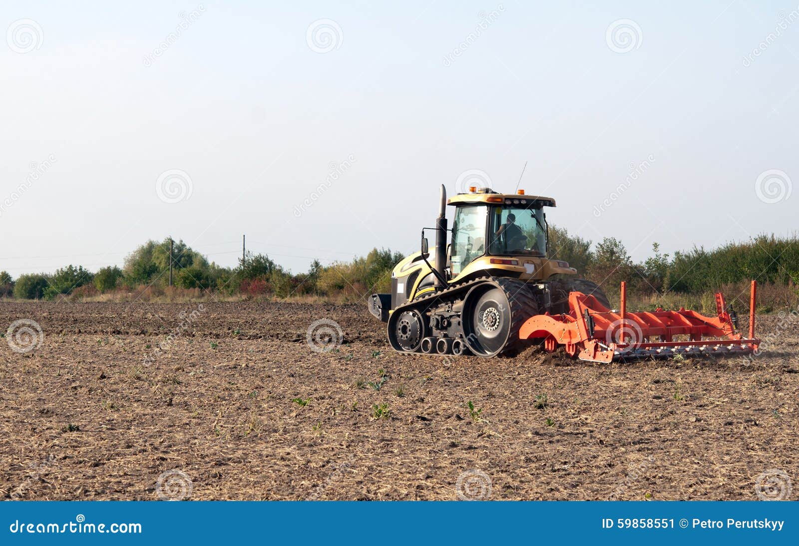 Cultivator stock image. Image of field, cultivator, cultivation 59858551