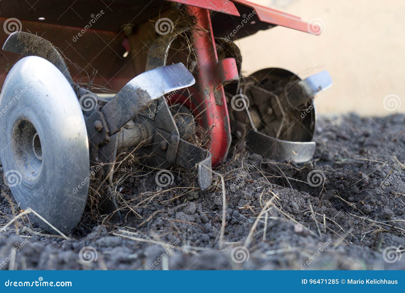 Cultivator stock image. Image of gardening, tillers, land 96471285