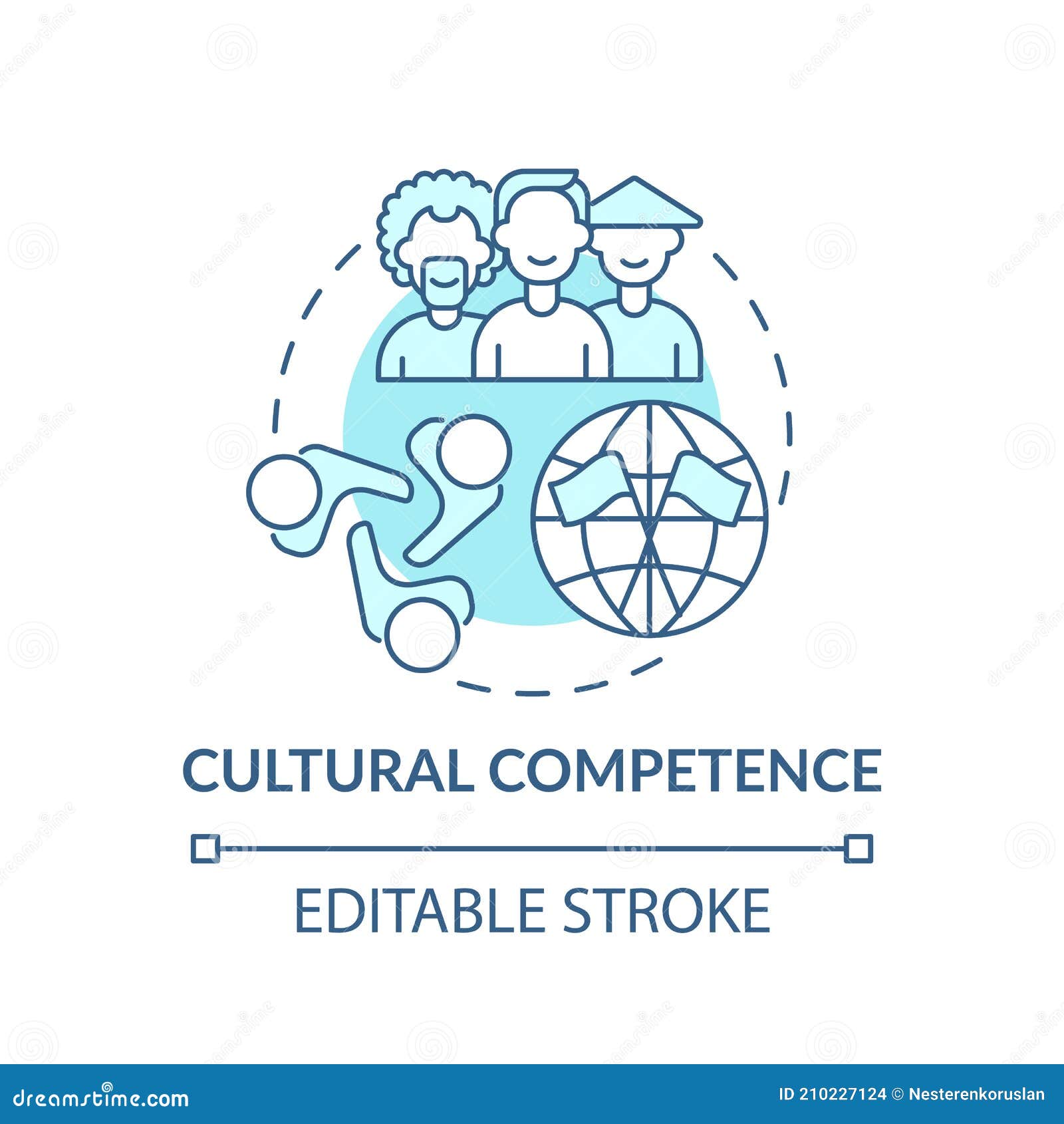 cultural competence concept icon