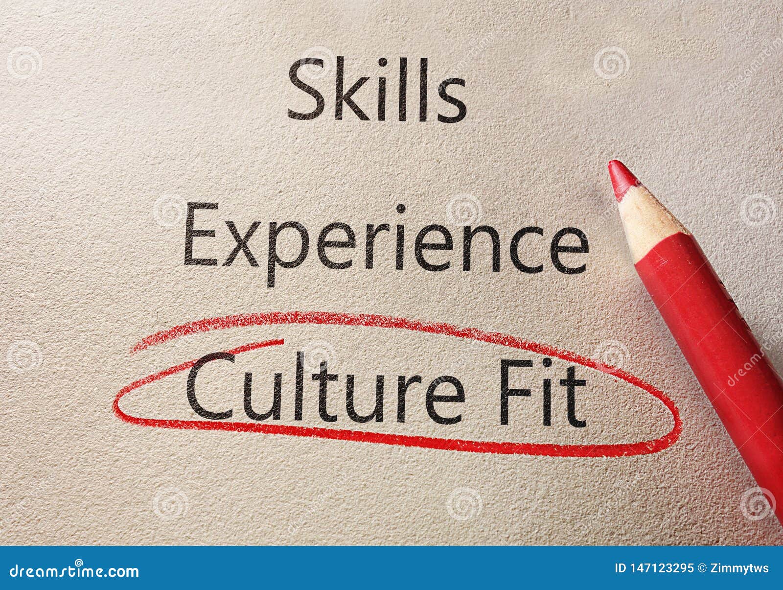 culture fit red circle