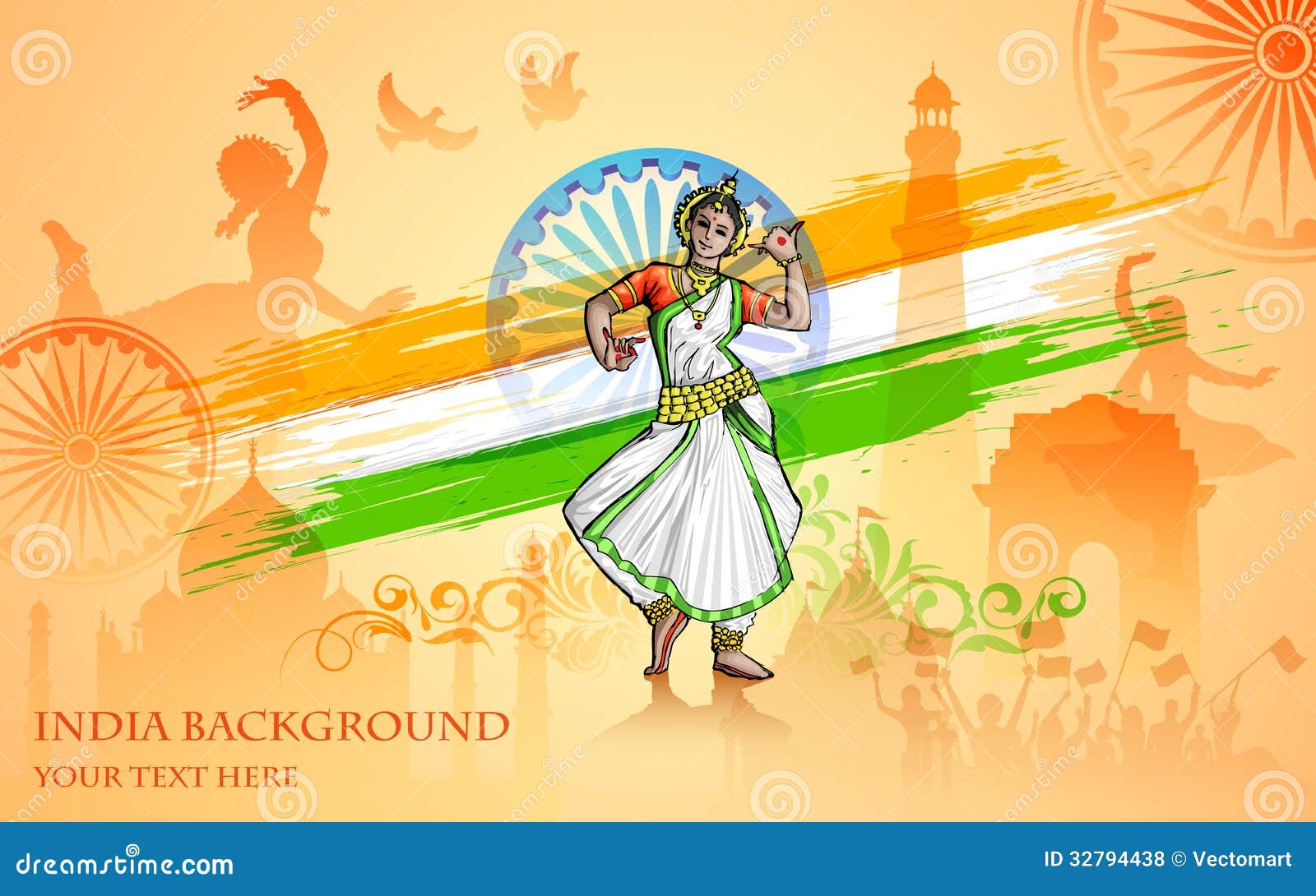Culture of India stock vector. Illustration of editable - 32794438