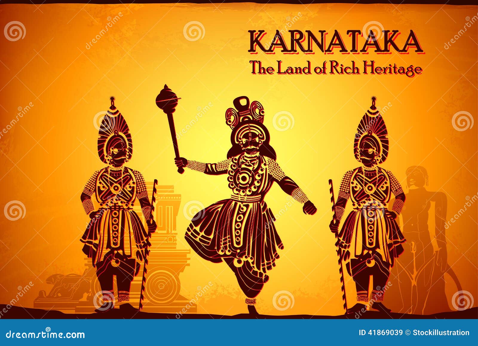 Culture Of Karnataka Stock Illustration Image: 41869039 Culture Of Karnataka Stock Illustration Image: 41869039