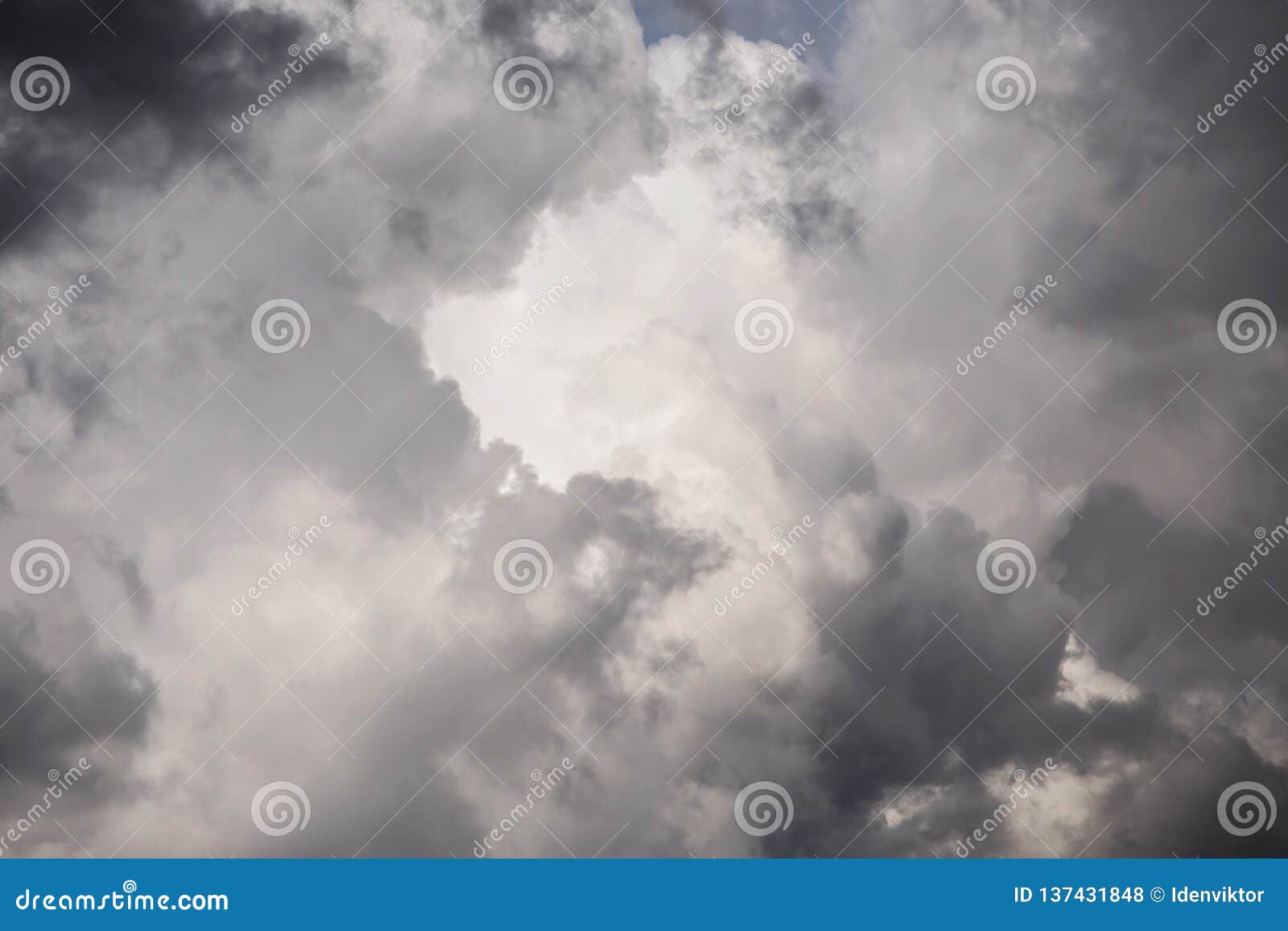Cumulus Epic Storm Clouds In The Blue Sky Background Darkness And Light Stock Photo Image Of Cloudscape Texture
