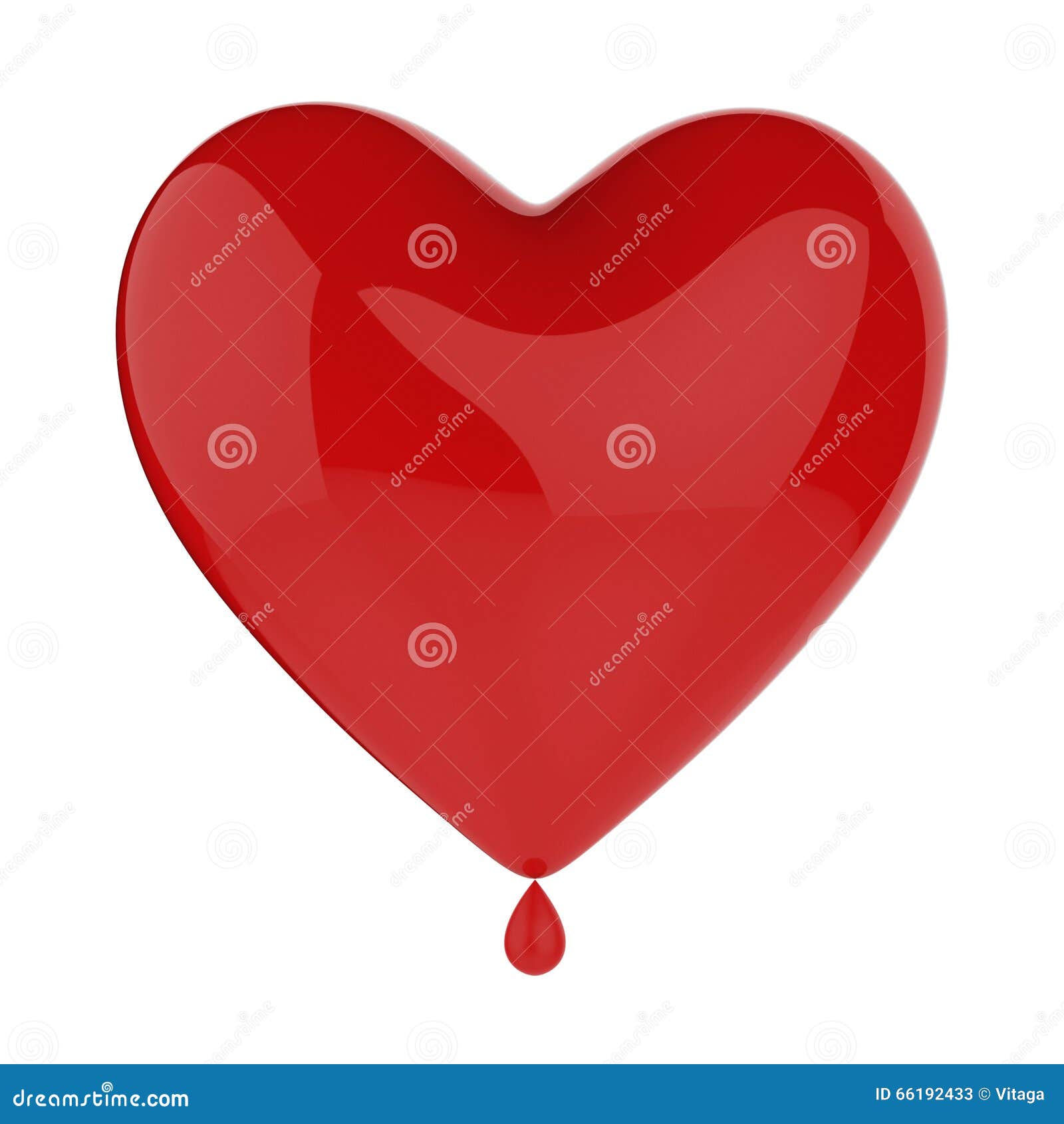 Cuore Con Una Goccia Di Sangue Illustrazione Di Stock Illustrazione Di Isolato Salute