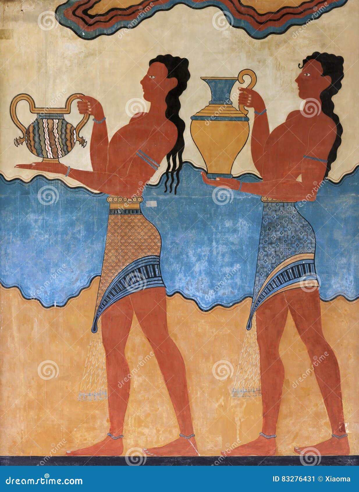 cup bearer fresco from knossos