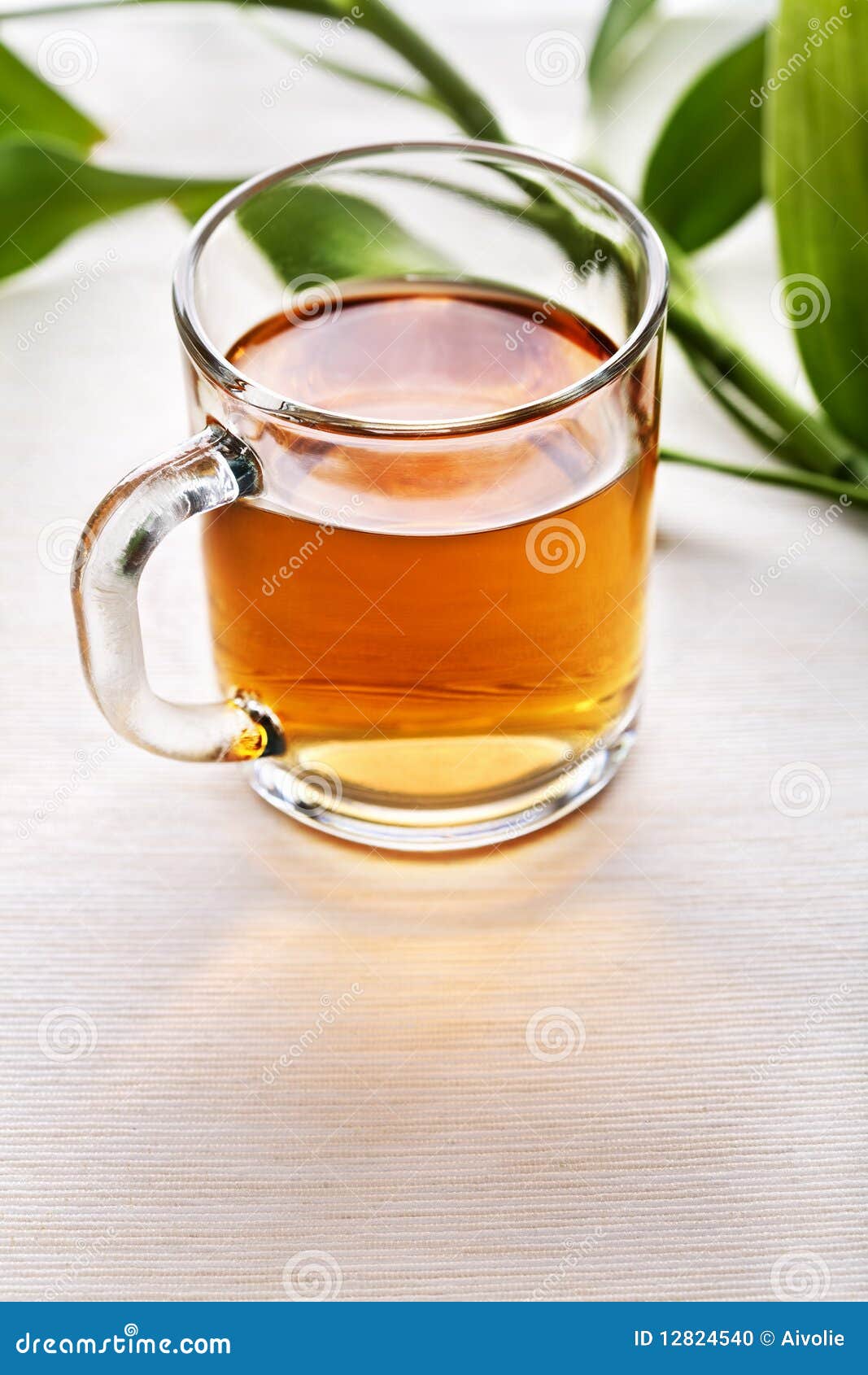 Cup of black tea stock photo. Image of closeup, black 12824540