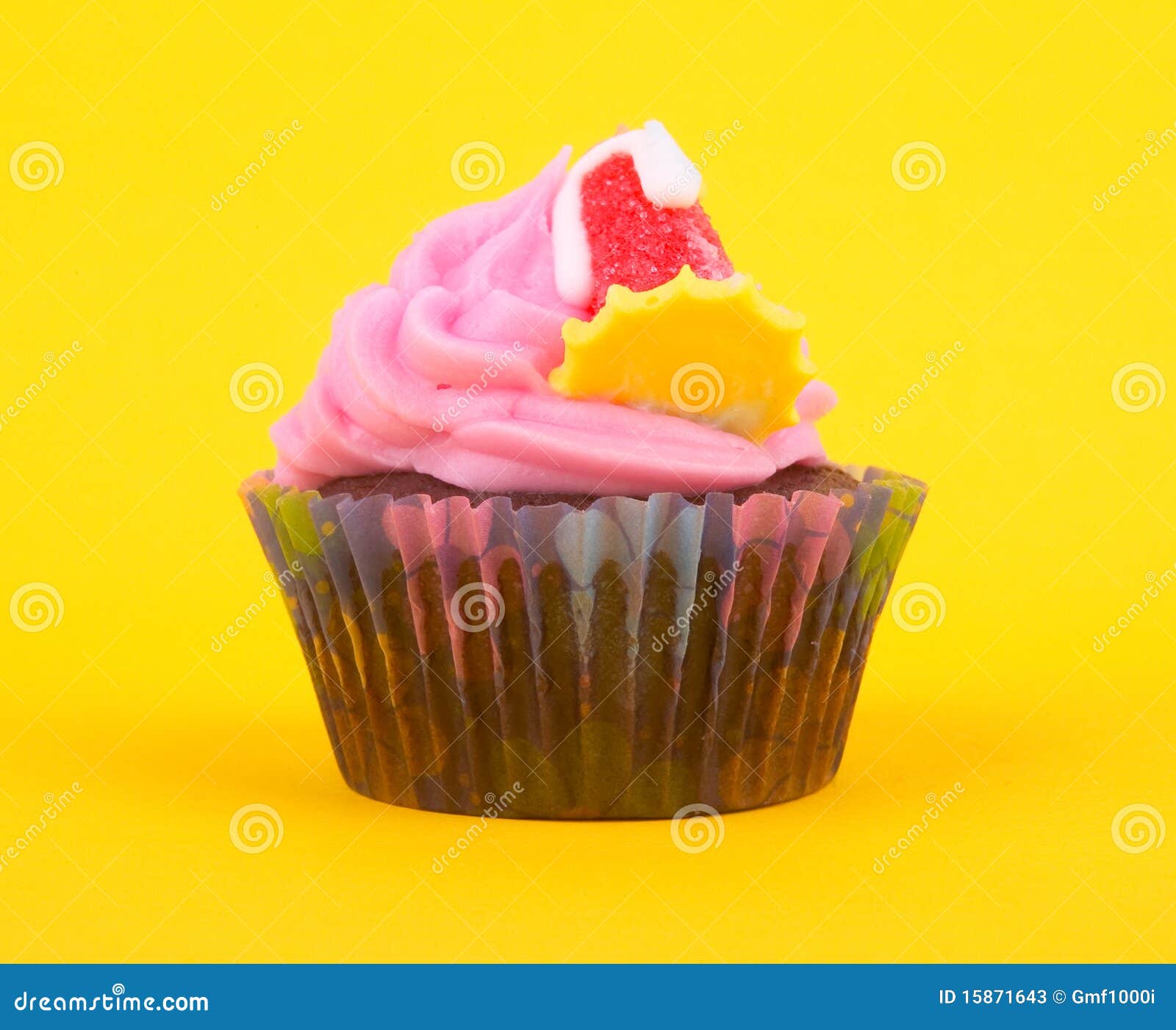 Cup cake stock image. Image of birthday, delicious, cupcake 15871643