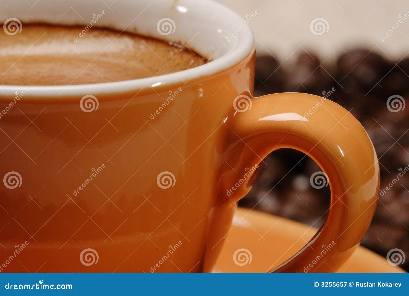 Cup of coffee stock image. Image of ceramic, faience, glazed - 3255657