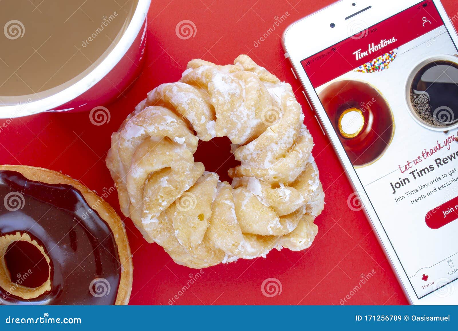 Delicious Cofee, Bagel and Potato Pancake at Tim Hortons, Montreal Quebec,  Canada Editorial Photography - Image of horton, nice: 162568602