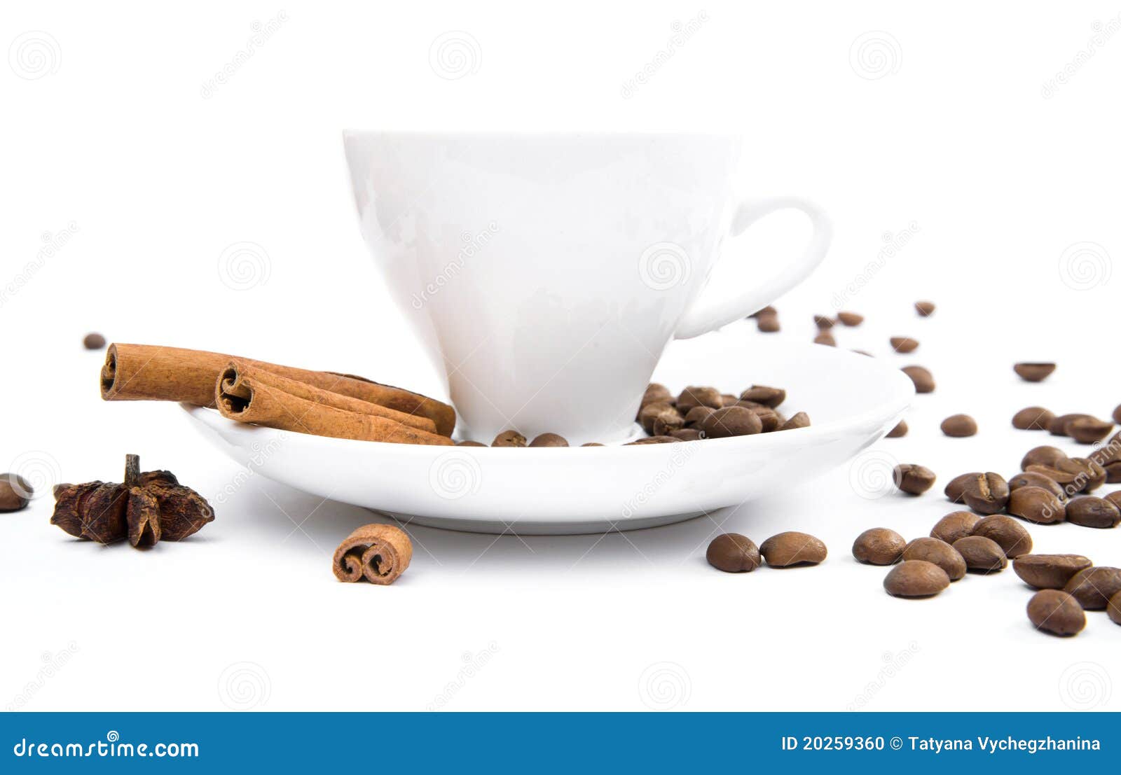 Cup Of Coffee And Cinnamon Bark Stock Photo Image of beverage, food