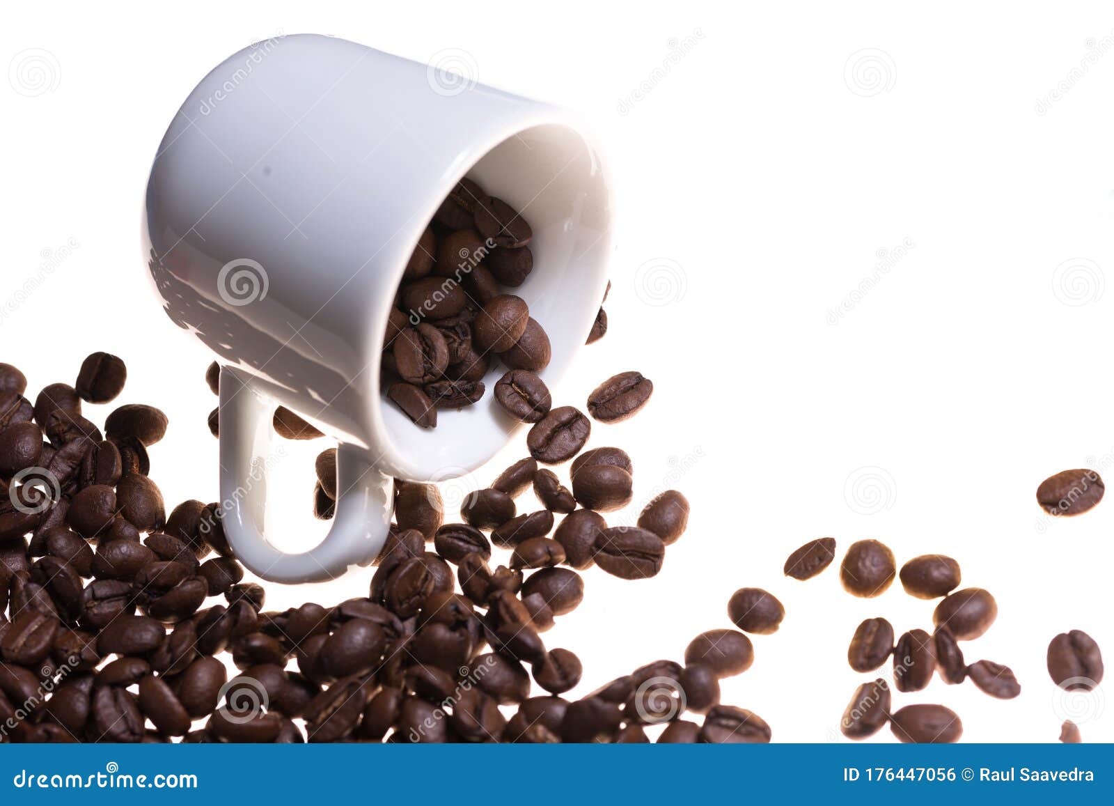 cup of coffee  on white