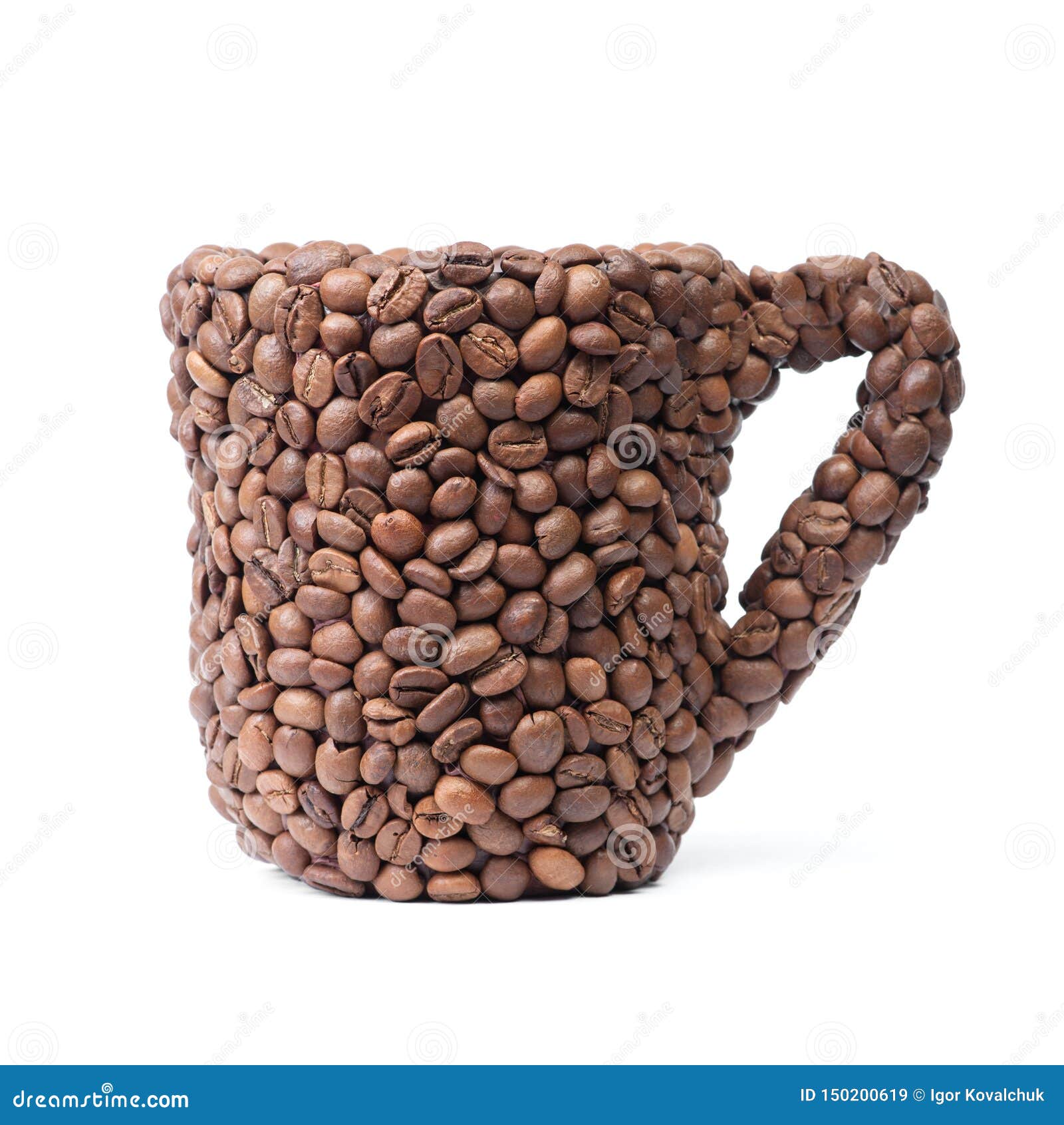 A Cup of Coffee Made from Coffee Beans Stock Image Image of clean
