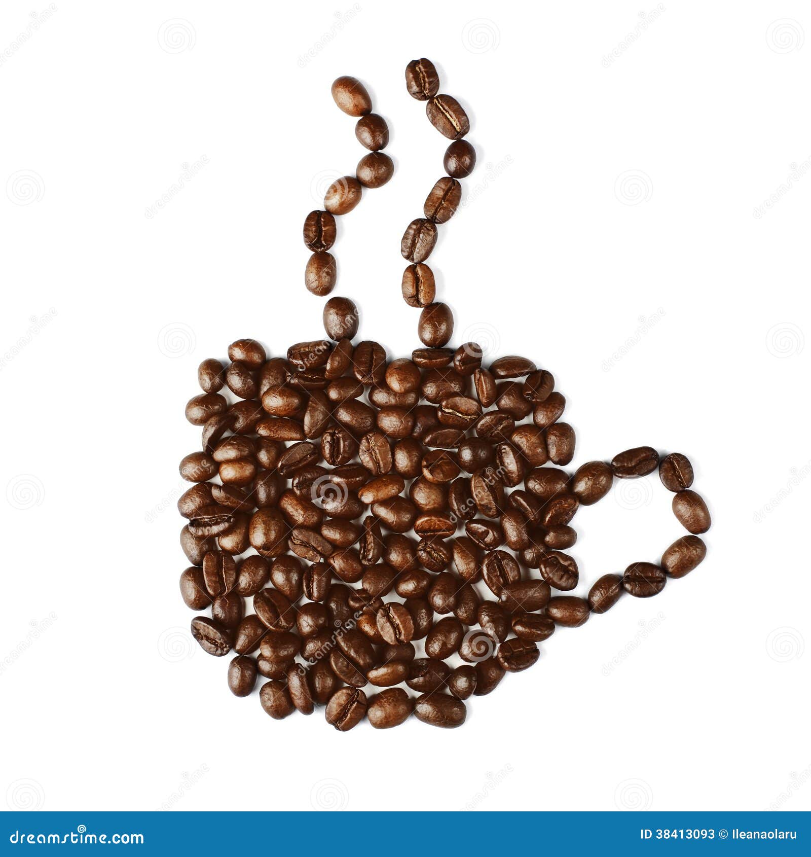 Cup of Coffee Made with Coffee Beans Stock Image Image of blend