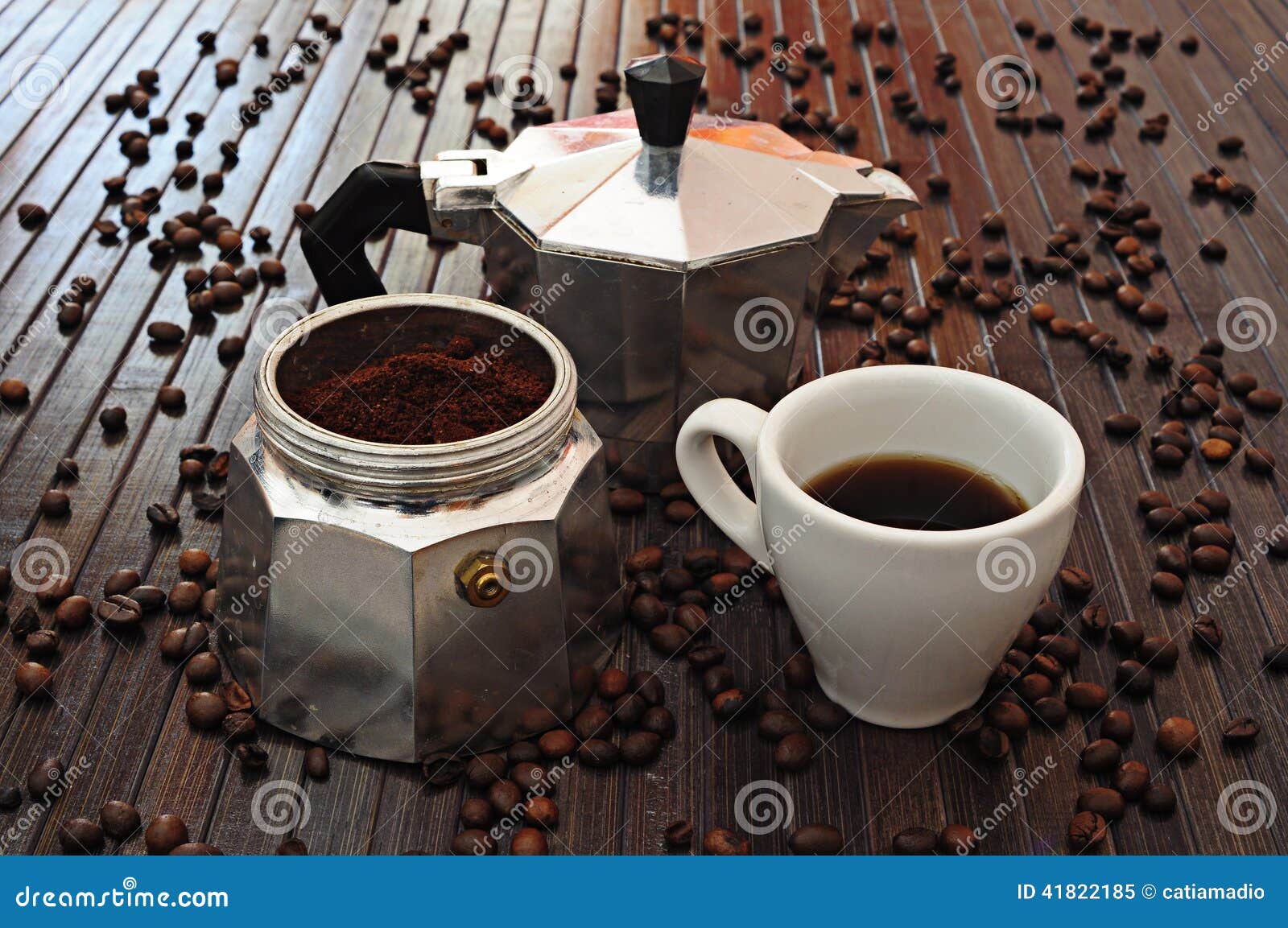 cup of coffee and moka