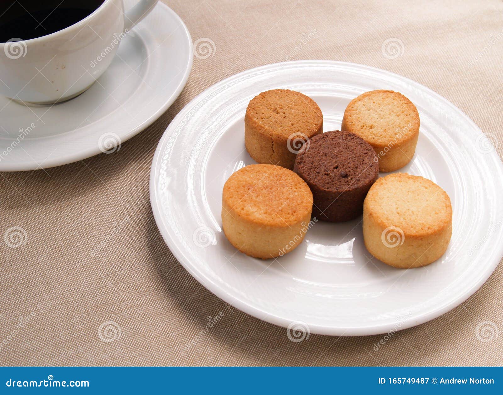 a selection of different italian amaretti biscuits