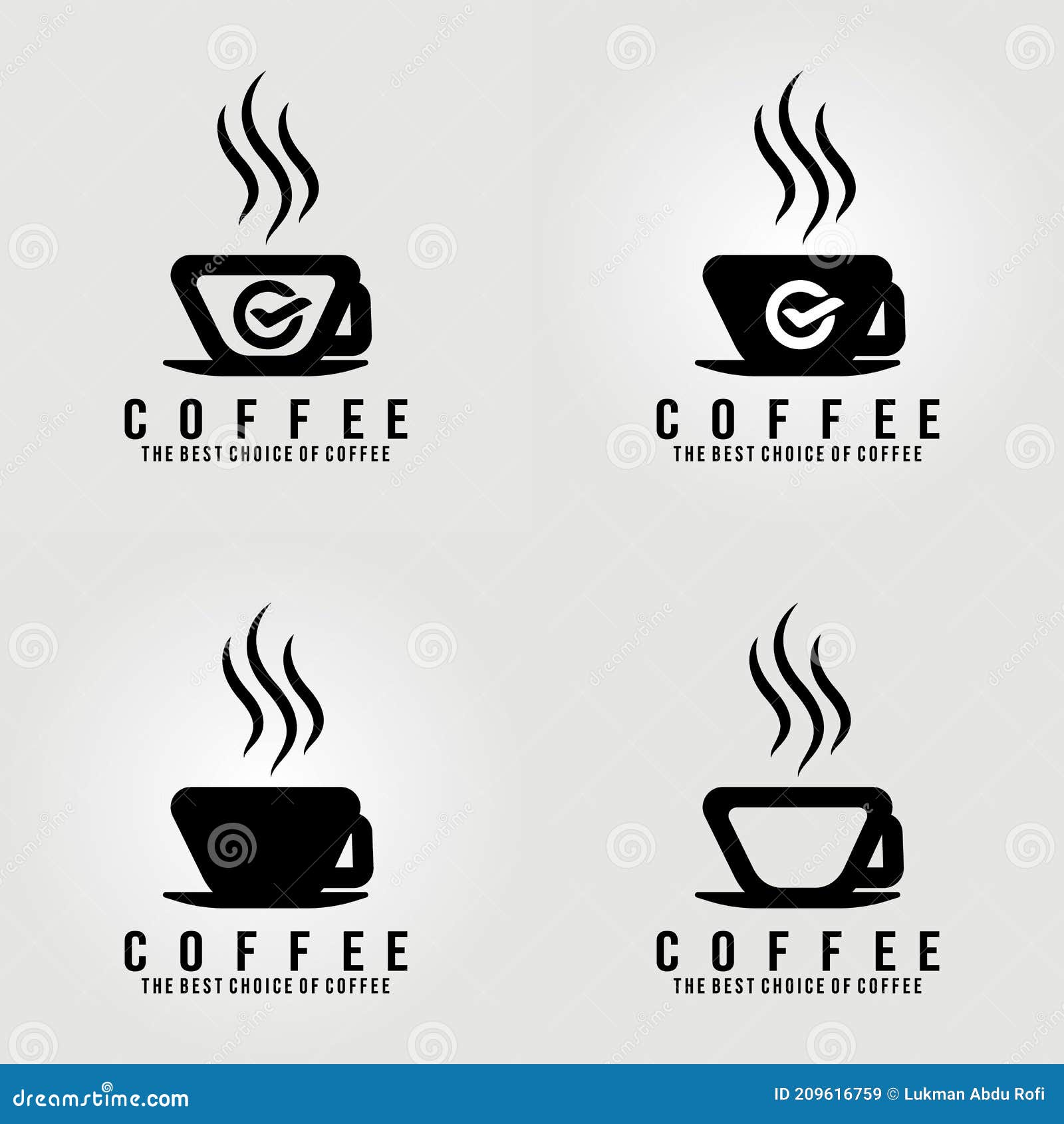 A Cup of Coffee, Coffee Shop Logo , Clever Vector Illustration ...