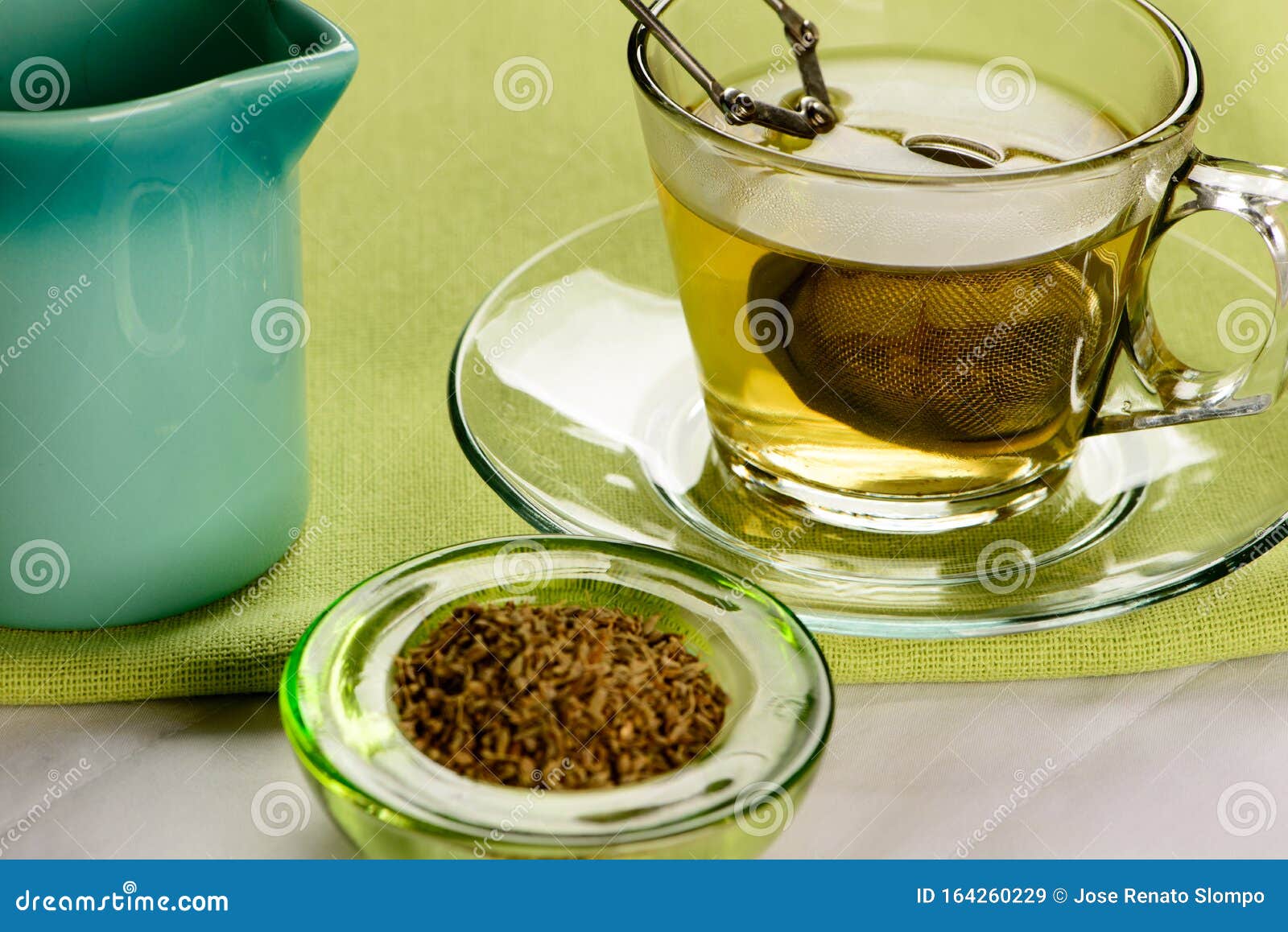 Cup of Fennel Tea with Crackers Stock Image Image of people, herb