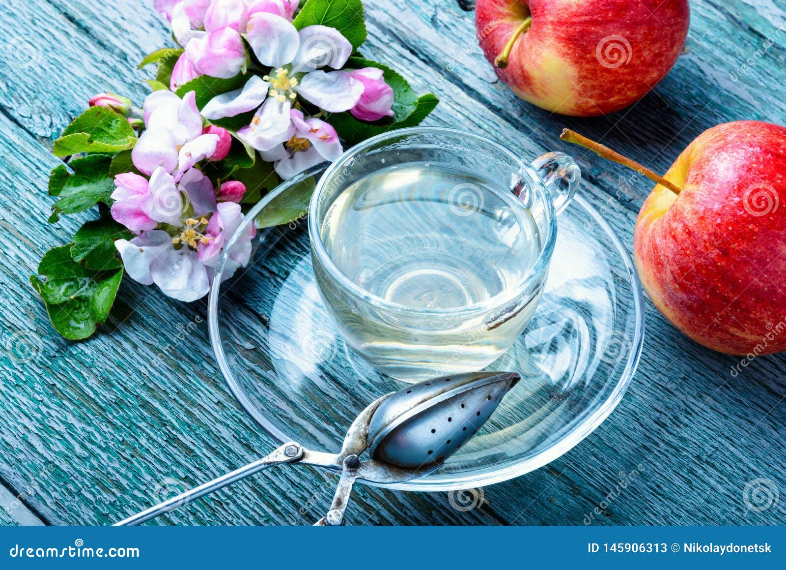 Apple fruit tea stock image. Image of eating, glass 145906313