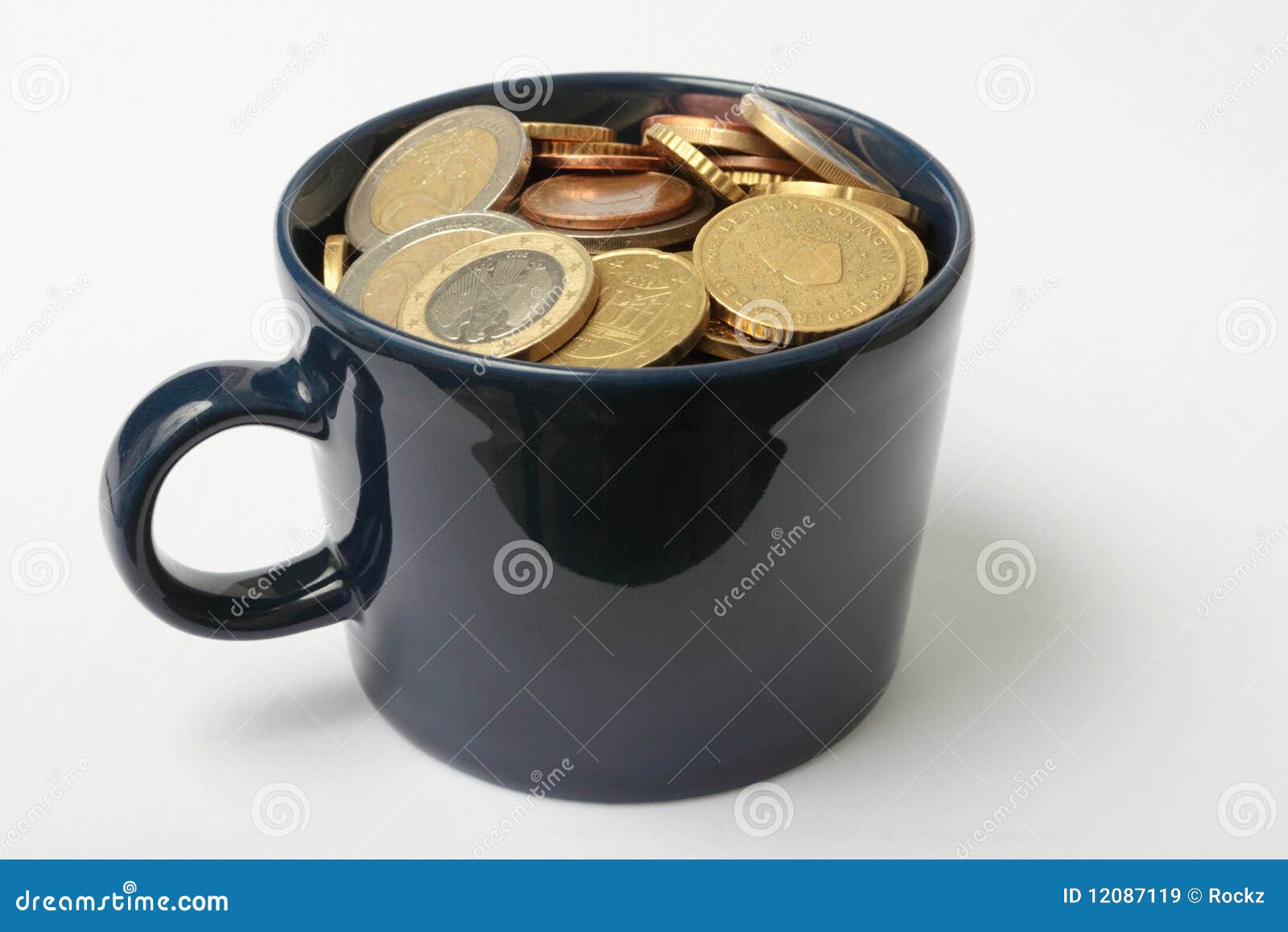 Cup full of money stock image. Image of wages, sign, background 12087119