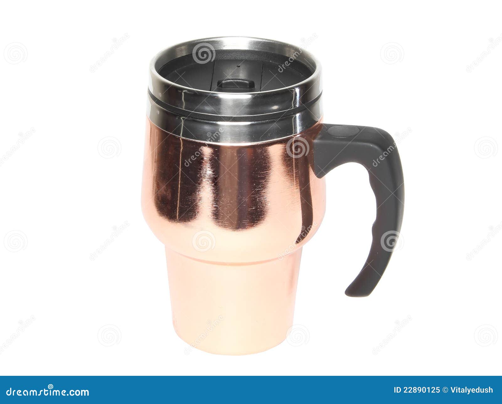Cup with Heat Protectionthermos Coffee. Stock Image Image of cool