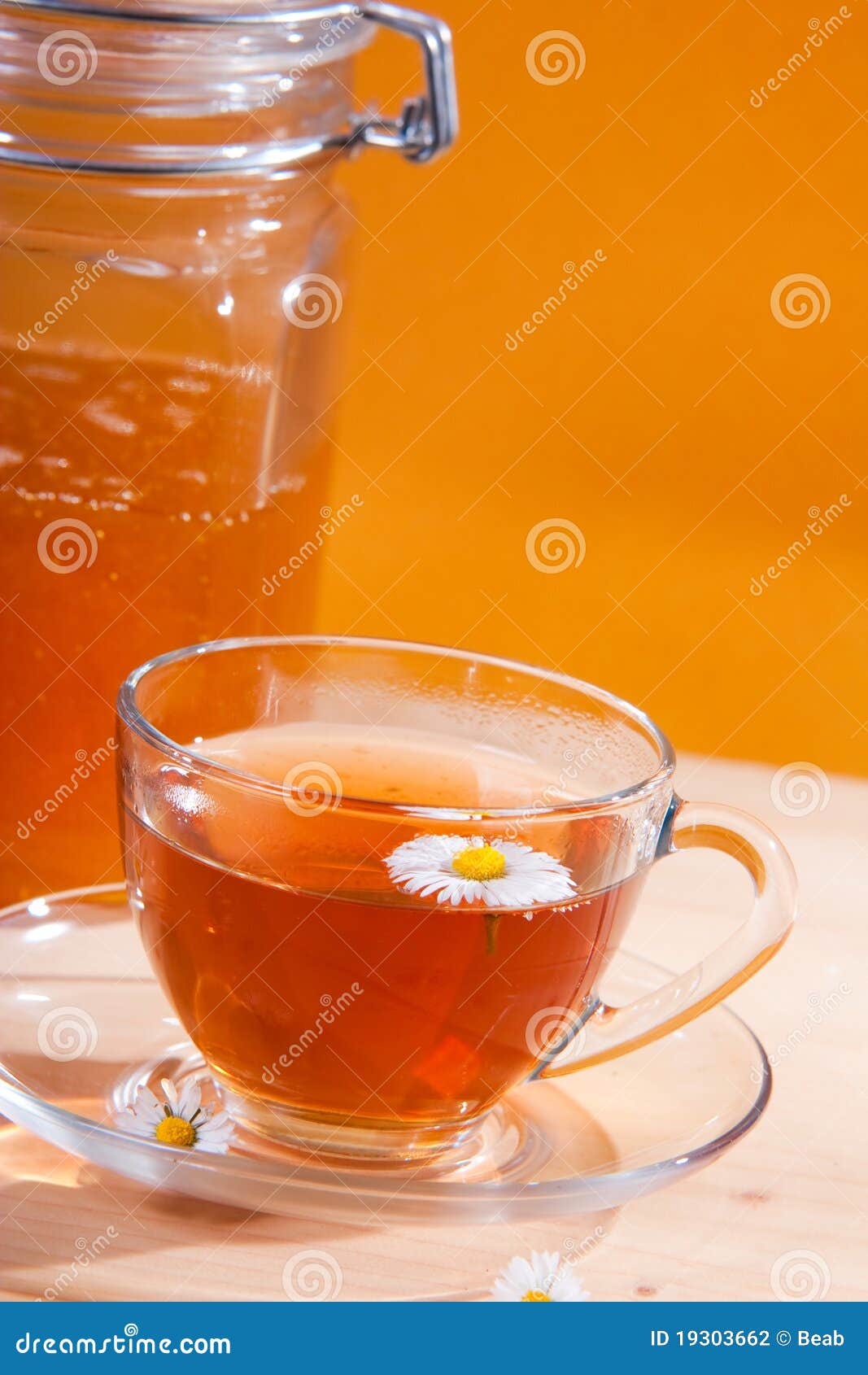 Cup of herbal tea stock photo. Image of chamomile, honey 19303662