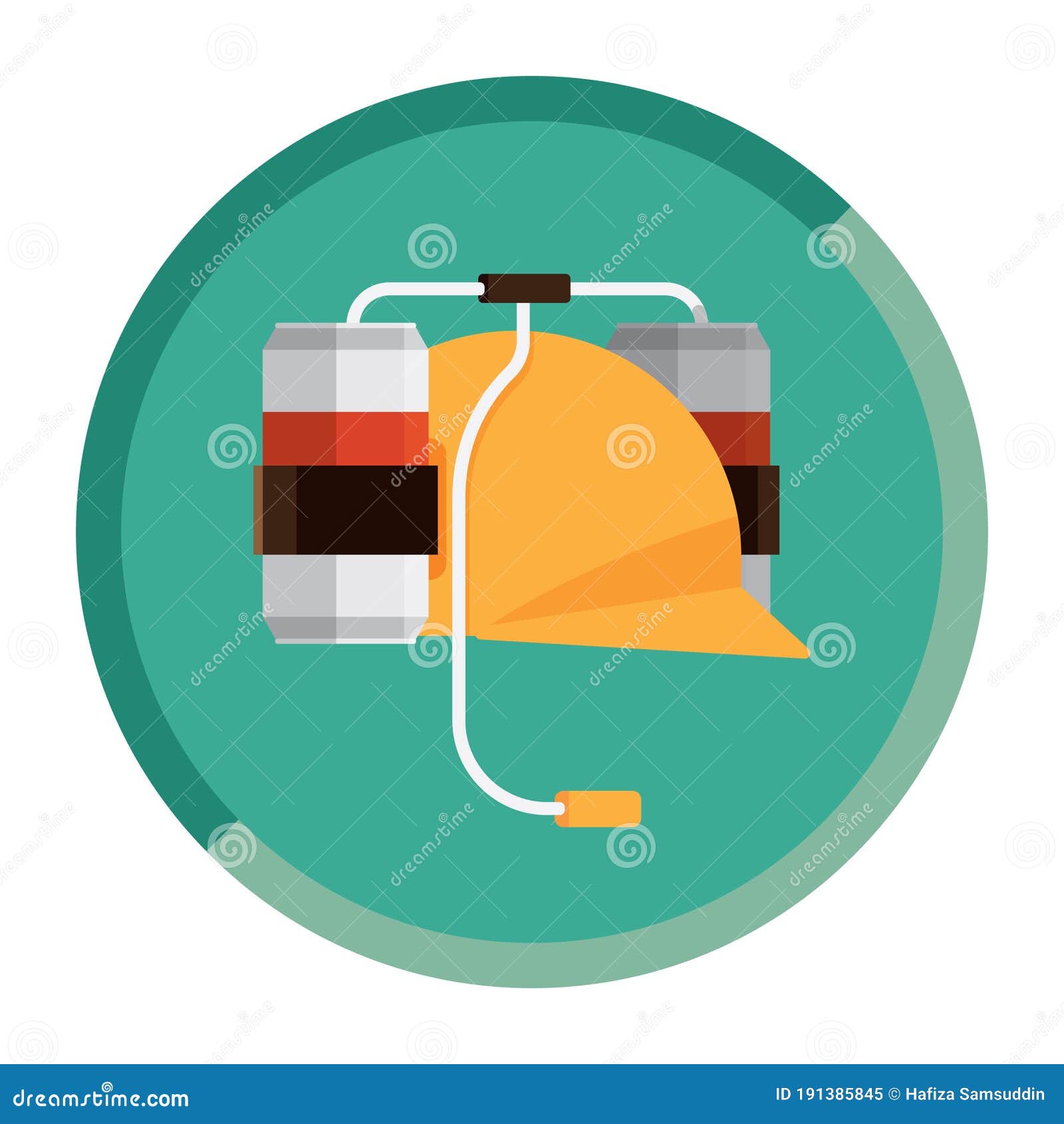 Cup Holder Hat. Vector Illustration Decorative Design Stock Vector Illustration of outerwear