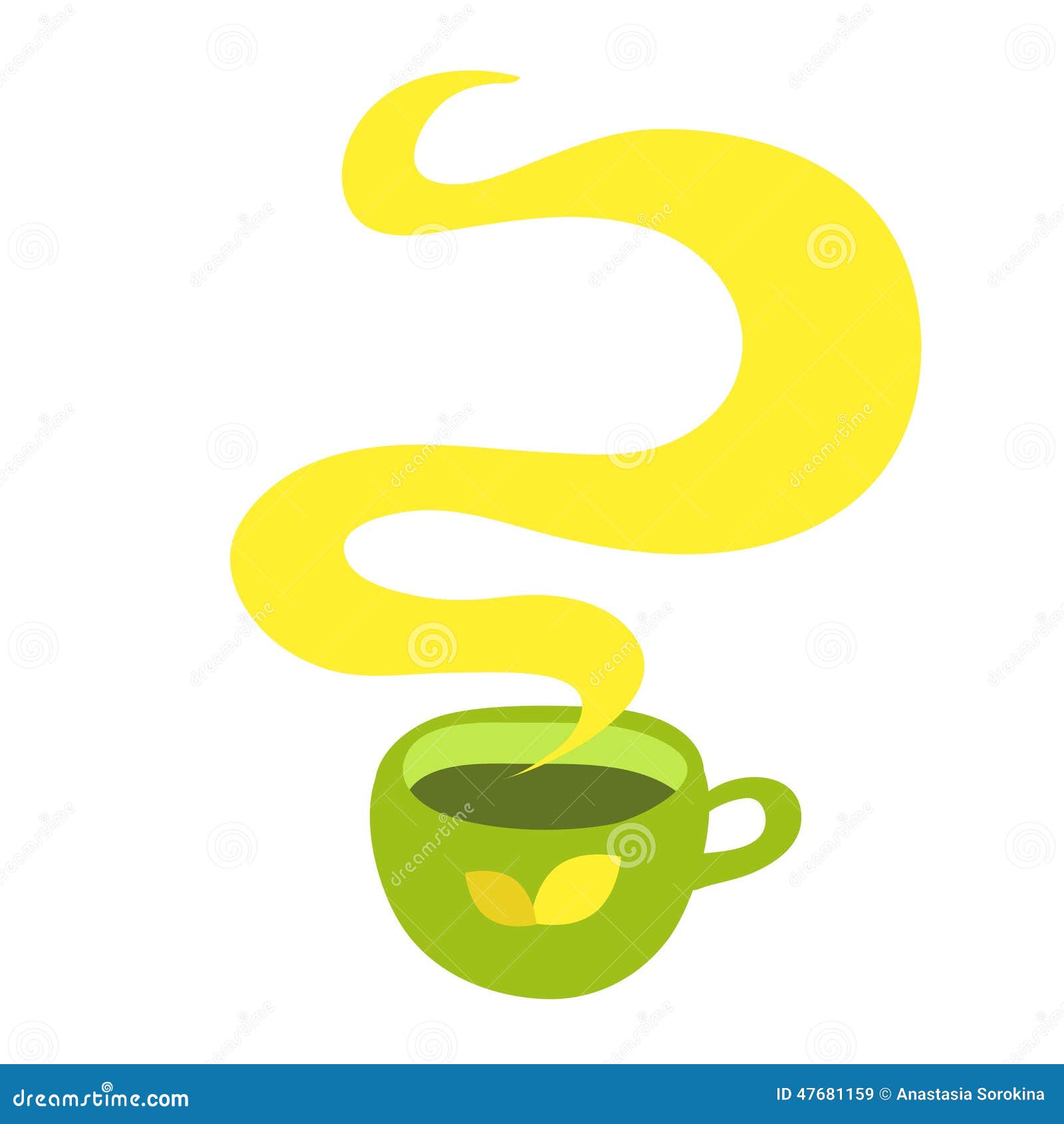 Cup of Hot Drink (coffee, Tea Etc) Stock Illustration Illustration of