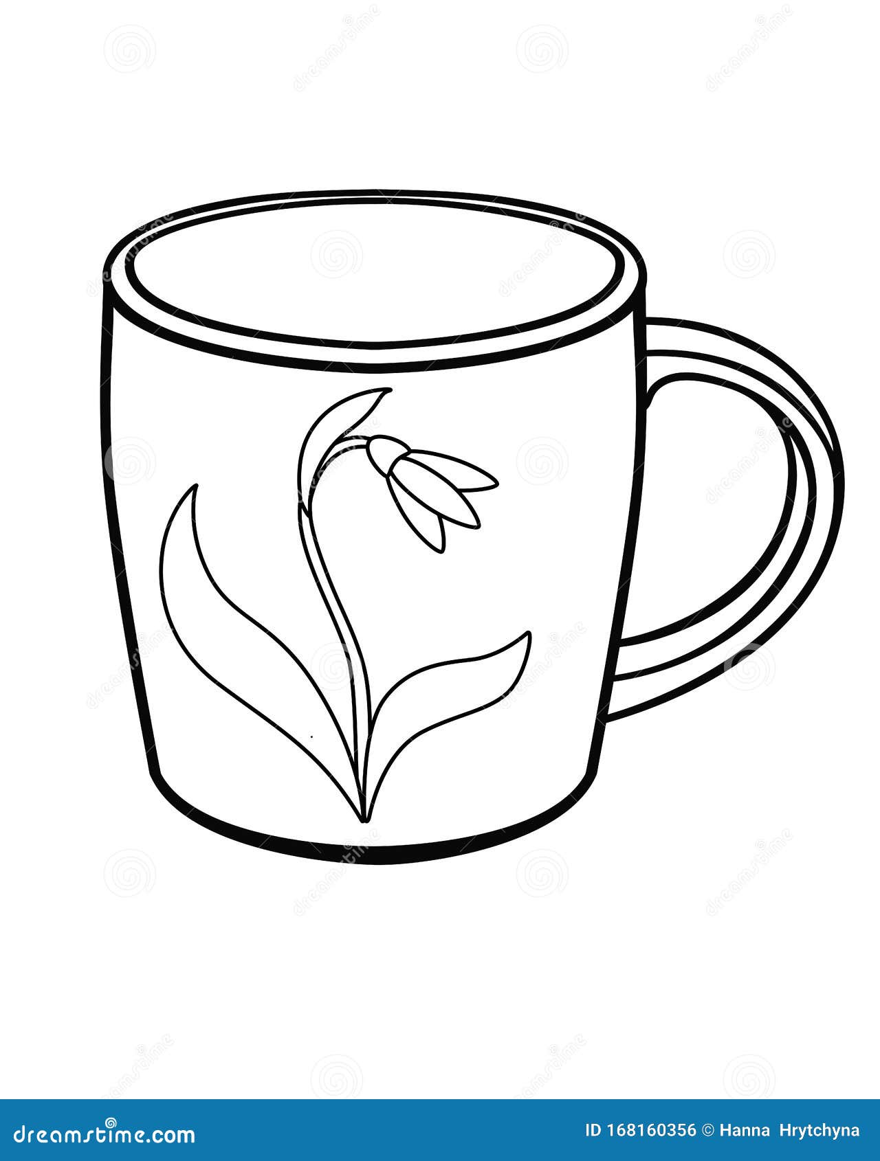 Vaso De Café Caliente Sobre Un Fondo Marrón. Marcadores De Dibujo En Color.  Bosquejo Del Trabajo Hecho A Mano. Patrón Transparente Para El Diseño  Fotos, retratos, imágenes y fotografía de archivo libres