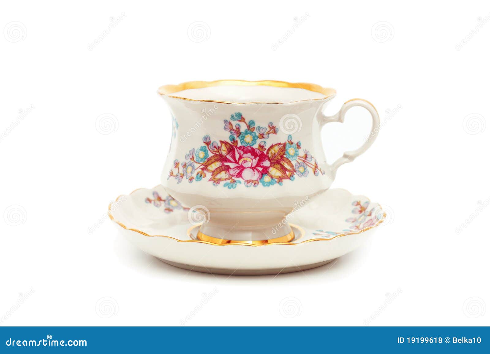 Cup on a saucer stock photo. Image of drink, saucer, breakfast 19199618