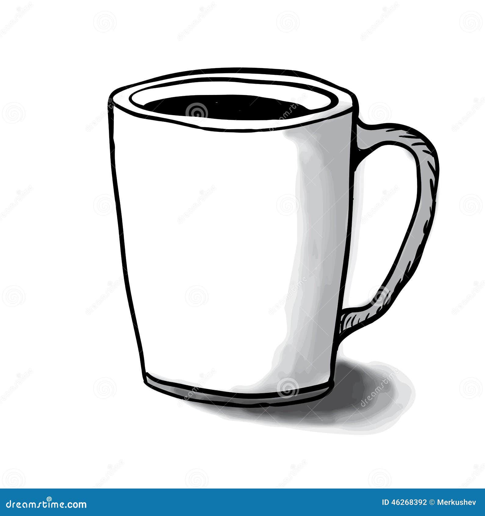 cup sketch porcelain cup for tea kitchen dishes mug for drinking drink  in a container 5534058 Vector Art at Vecteezy