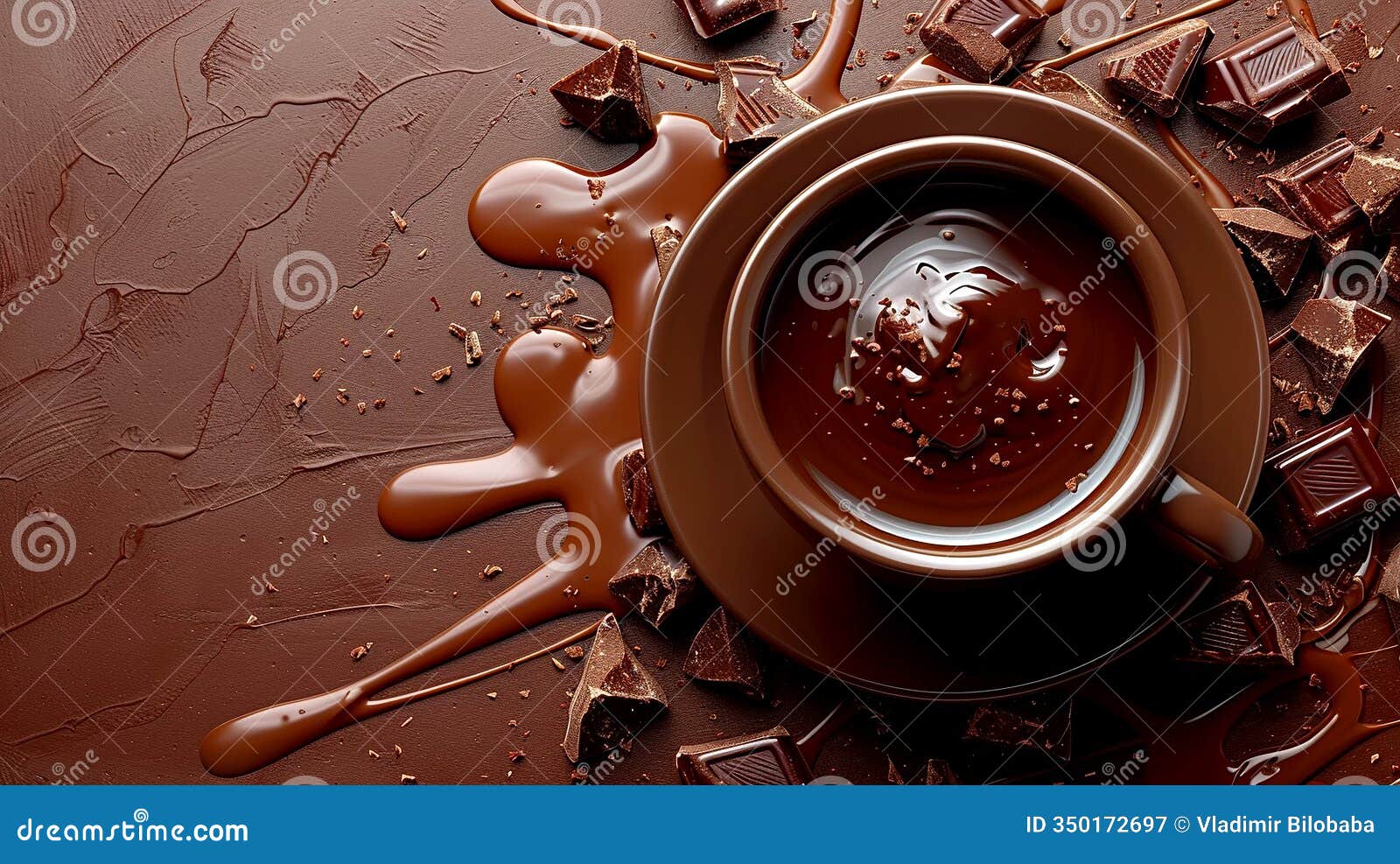 rich chocolate indulgence in a cozy setting with melted delight