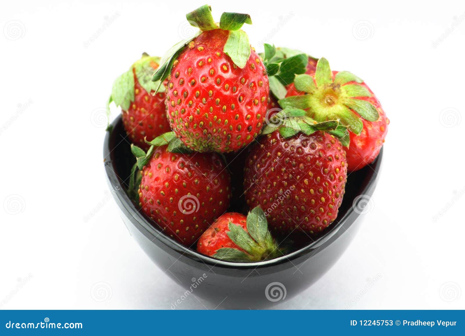 Cup of Strawberries,fresh,juicy,vitamins Stock Image Image of color