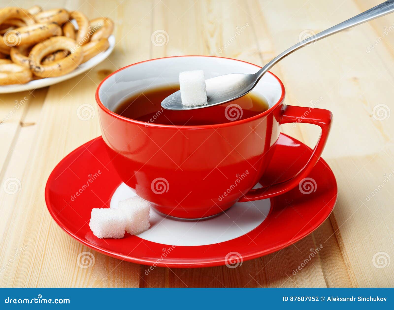 A Cup With Sugar On A Spoon Stock Photo Image of water, lifestyle