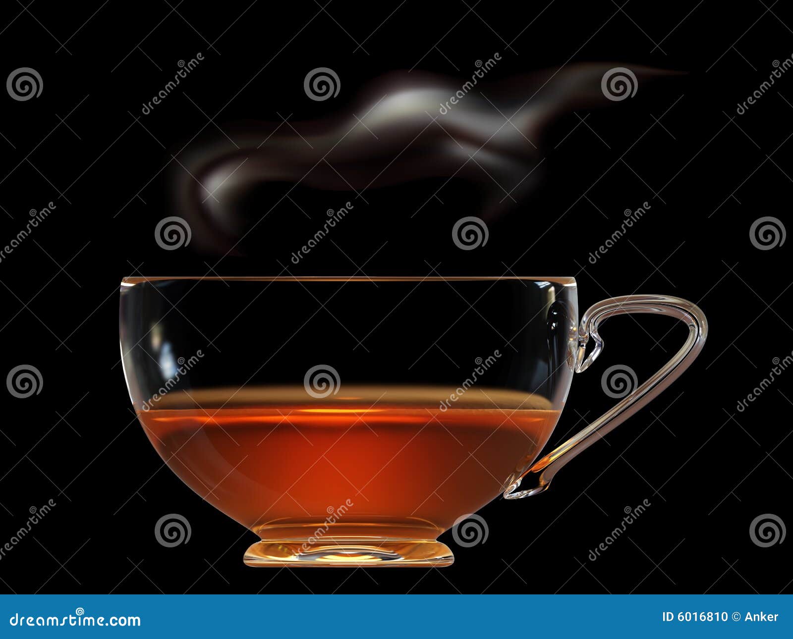 Mug With Tea And Steam In A Flat Style Vector Clipart Stock Illustration -  Download Image Now - iStock