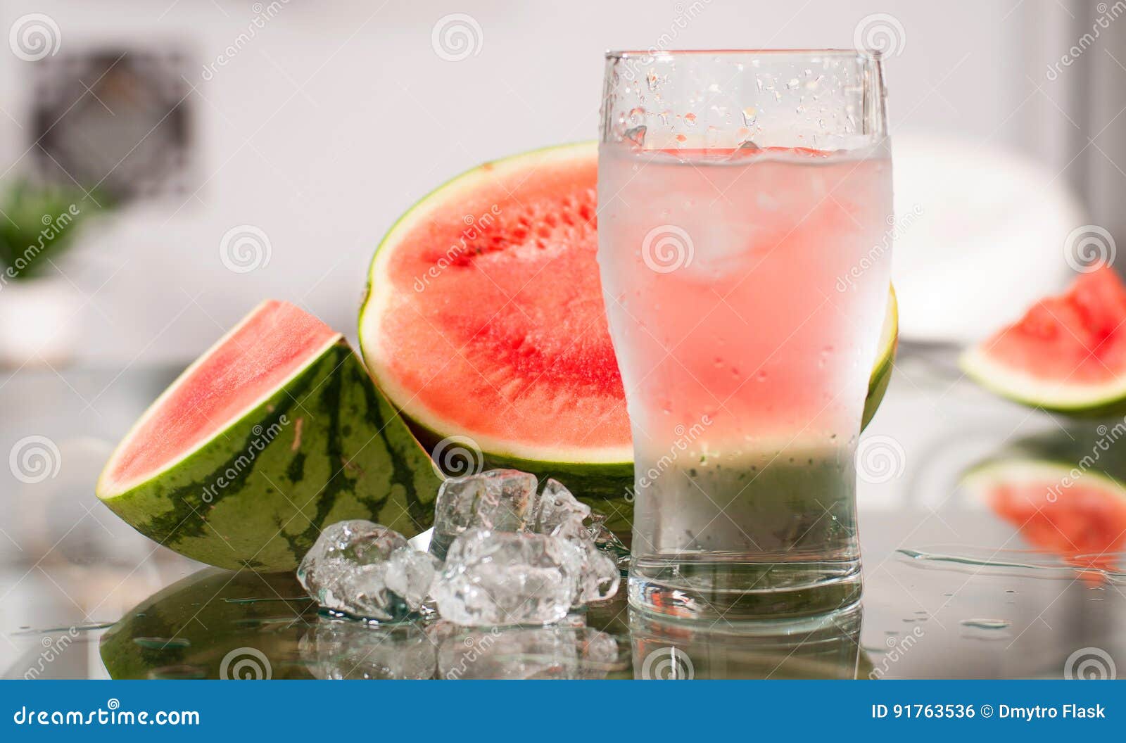 Cup of Water and Watermelon, Diet Concept Stock Photo Image of fresh, mint 91763536