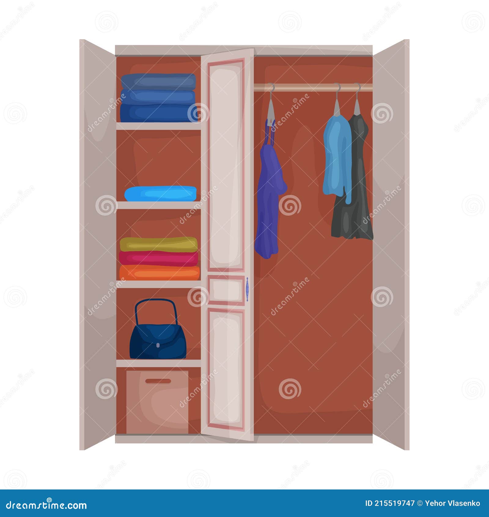Cupboard Vector Icon.Cartoon Vector Icon Isolated on White Background