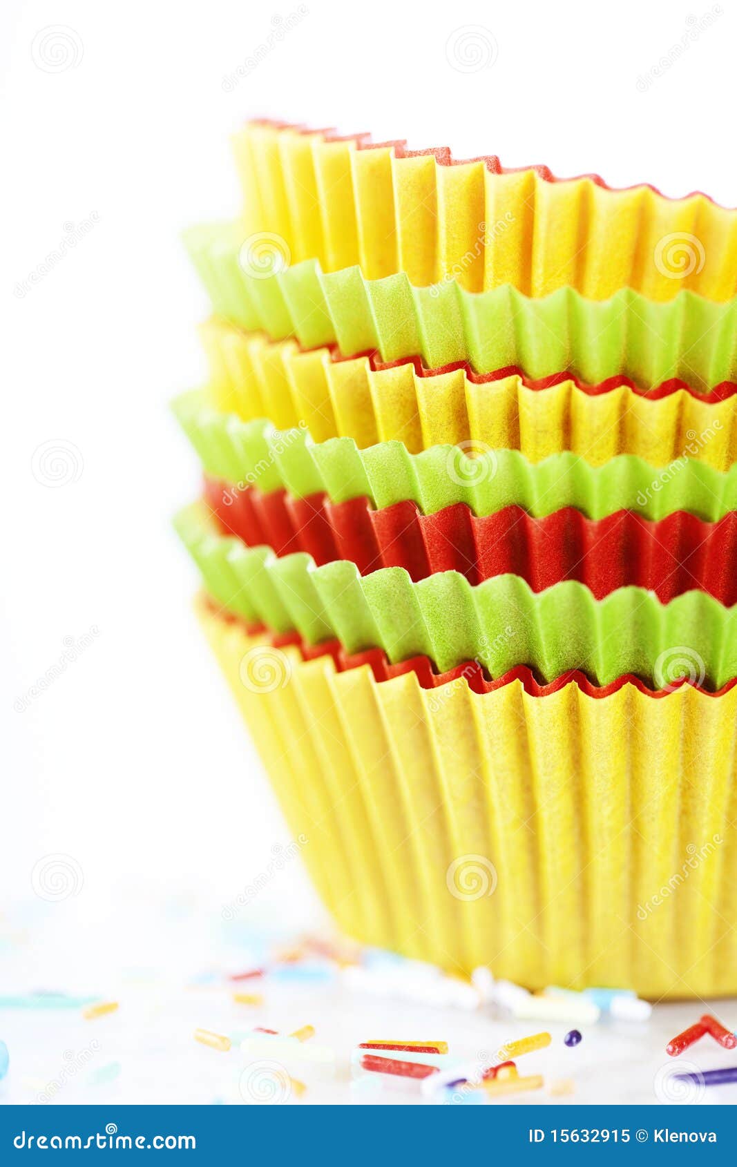 Cupcake cups stock image. Image of kitchen, bake, bakingcup - 15632915