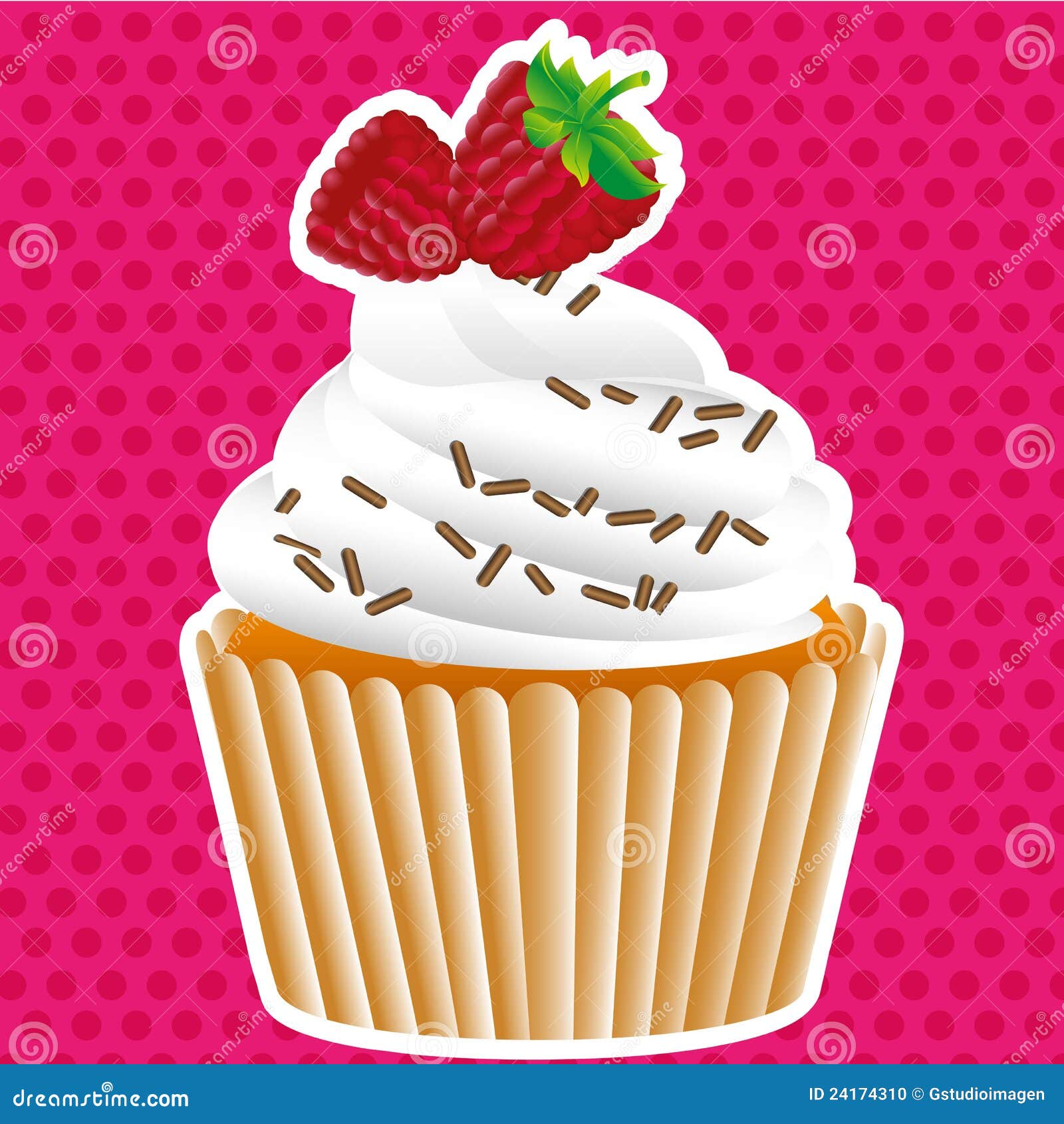 Cupcake labels stock vector. Illustration of stickers 24174310
