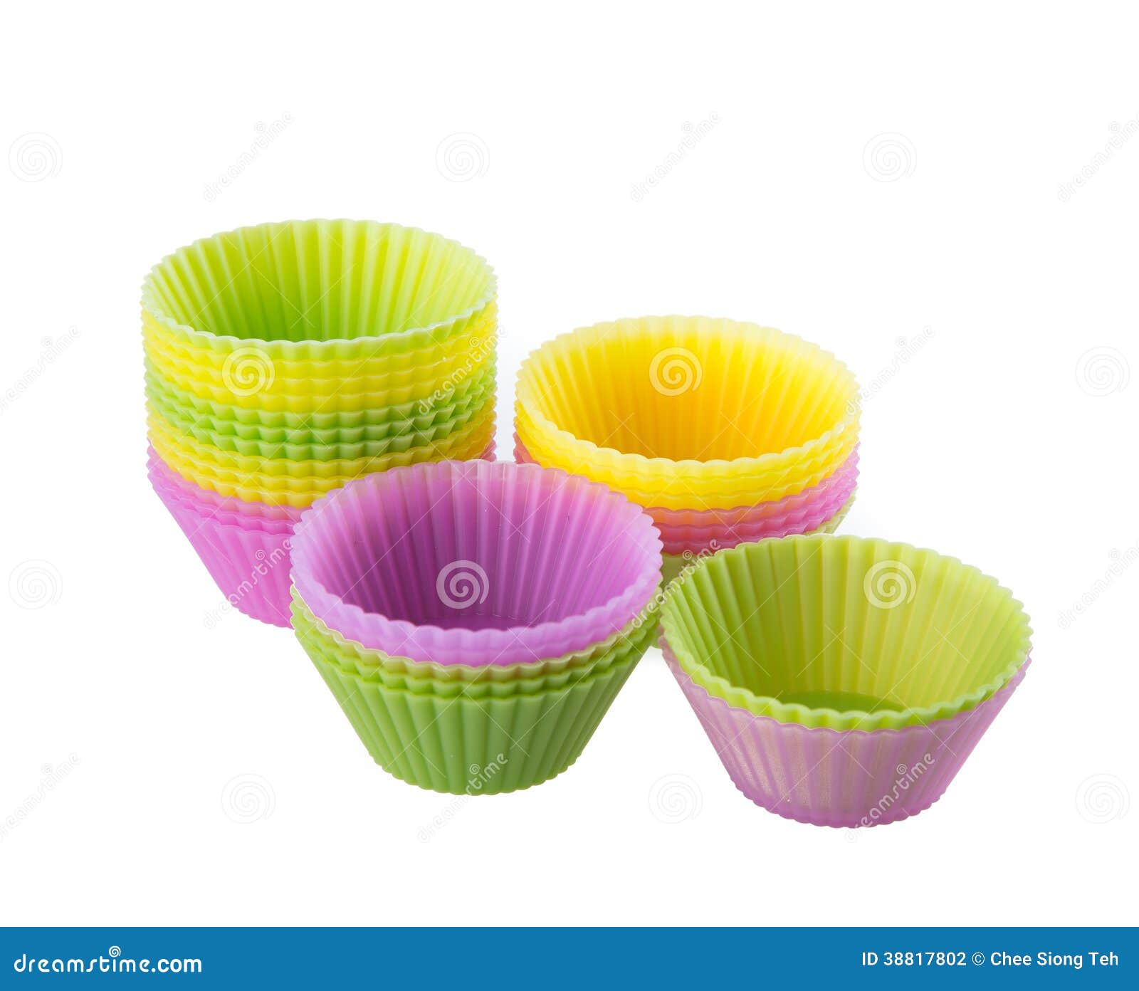 Cupcake liners stock photo. Image of bright, plain, cases 38817802